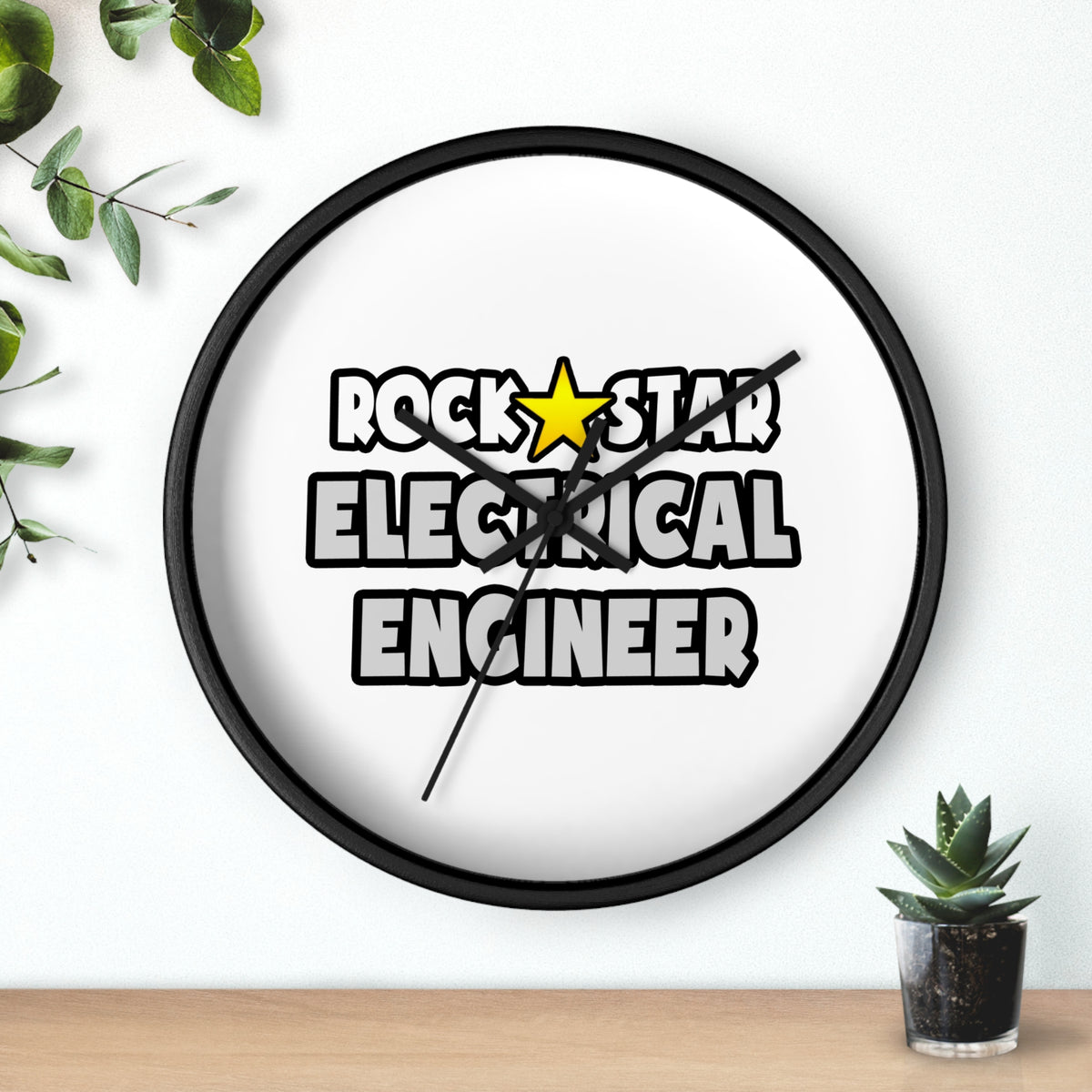 Rock Star Electrical Engineer - Wall Clock
