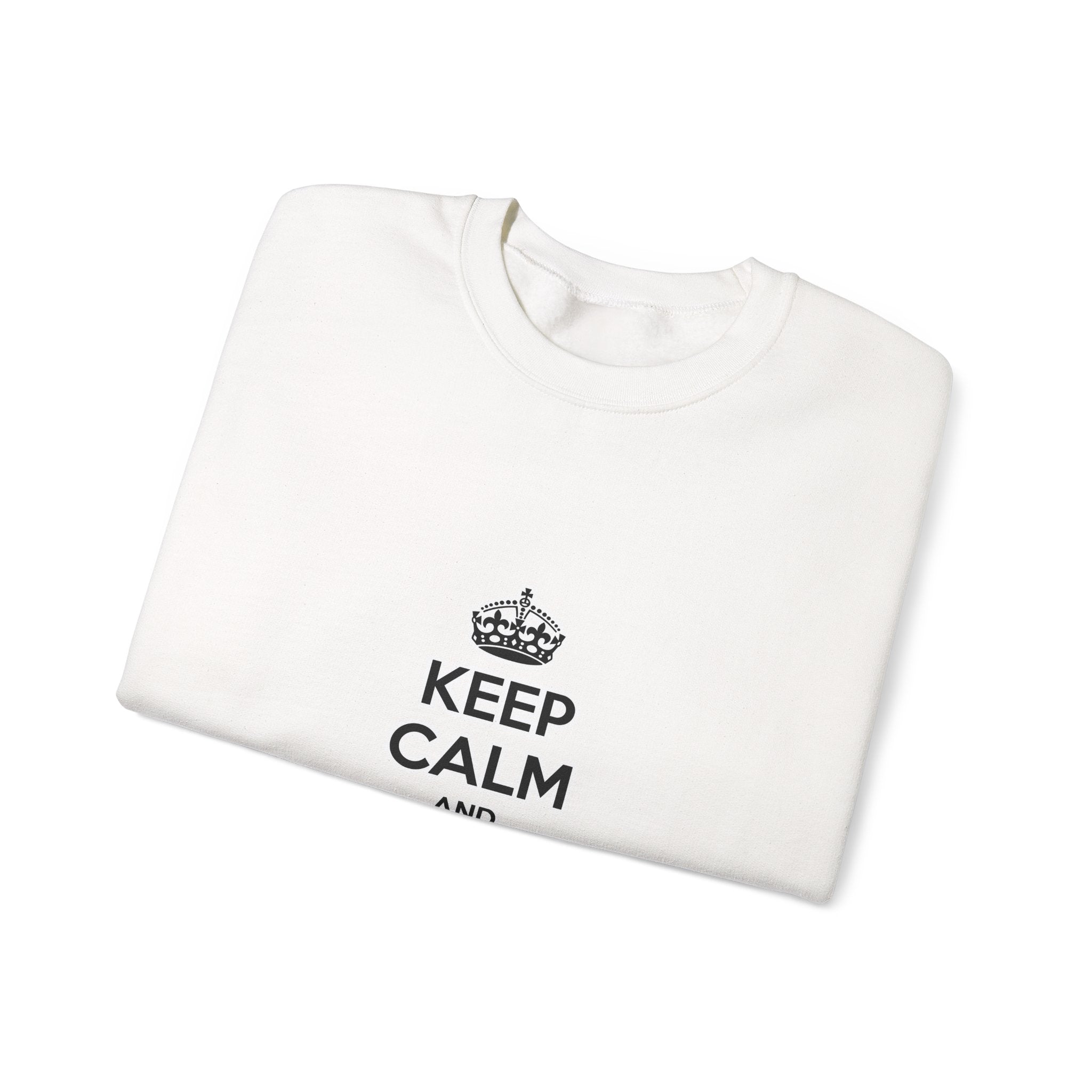 Keep Calm and Call a Nurse - Unisex Heavy Blend™ Crewneck Sweatshirt