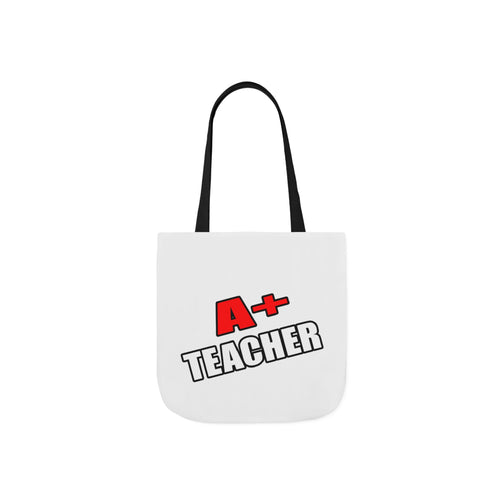 a plus teacher - Canvas Tote Bag, 5-Color Straps
