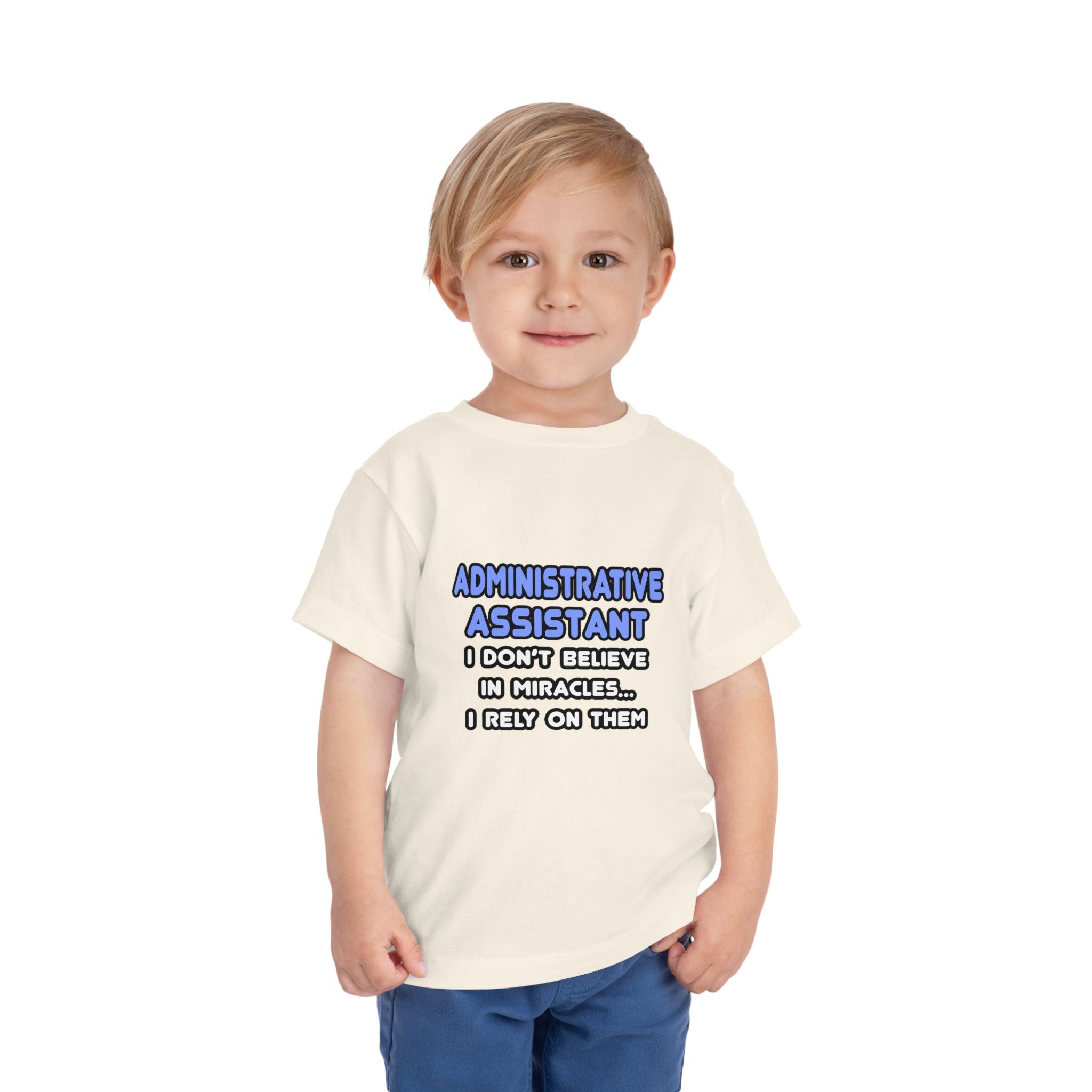 Miracles and Administrative Assistants - Toddler Short Sleeve Tee
