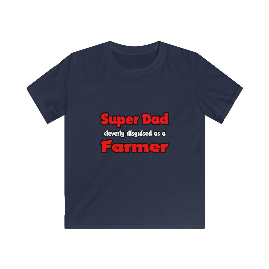 Super Dad ... Farmer - Kids Softstyle Tee