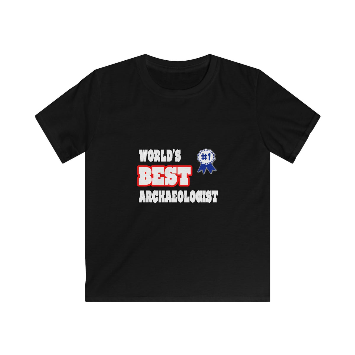 World's Best Archaeologist - Kids Softstyle Tee