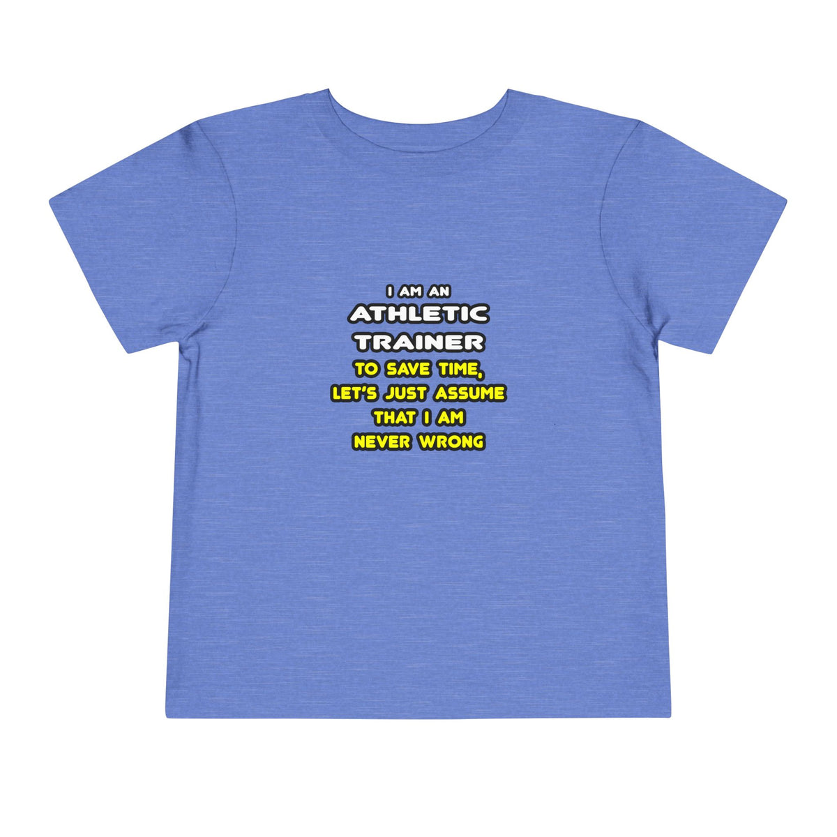Funny Athletic Trainer T Shirts - Toddler Short Sleeve Tee