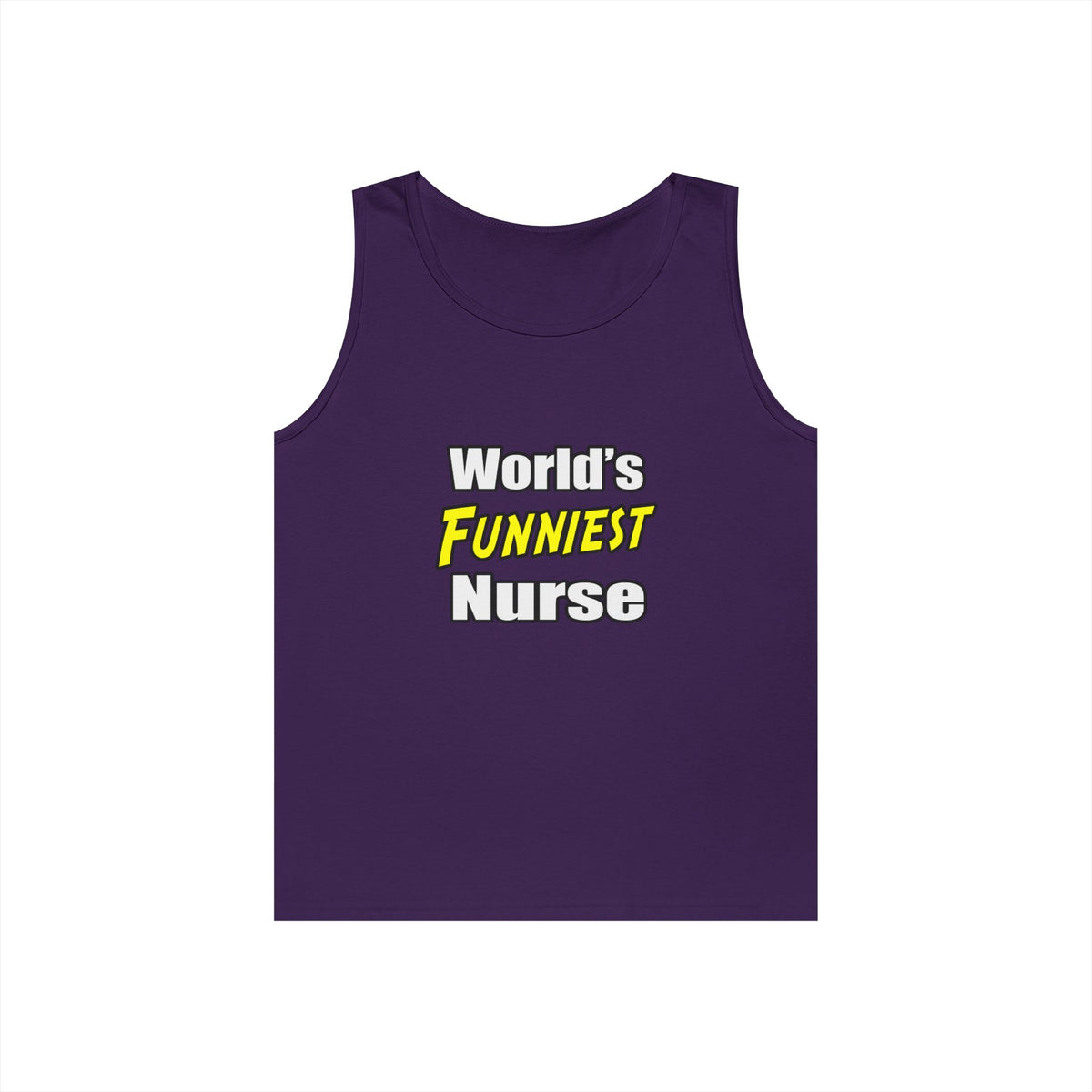 World's Funniest Nurse - Unisex Heavy Cotton Tank Top