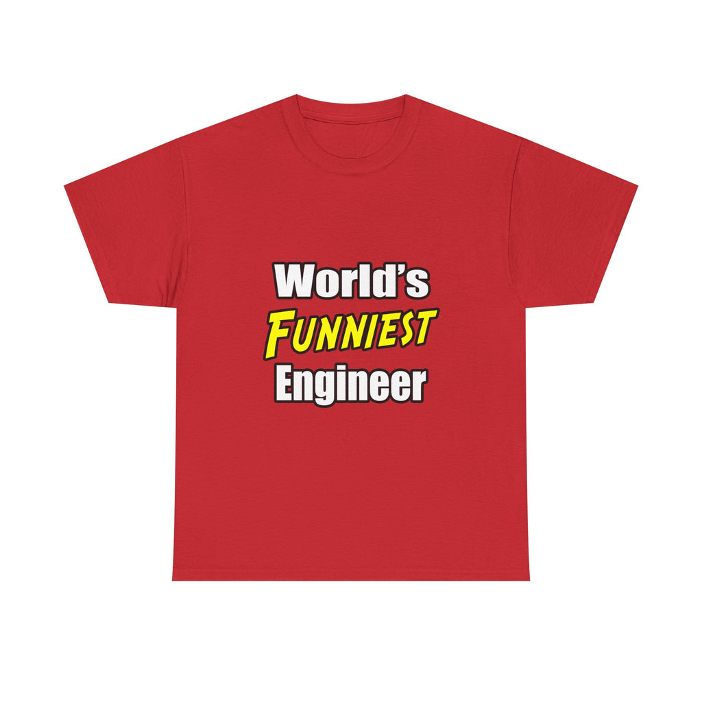 World's Funniest Engineer - Unisex Heavy Cotton Tee
