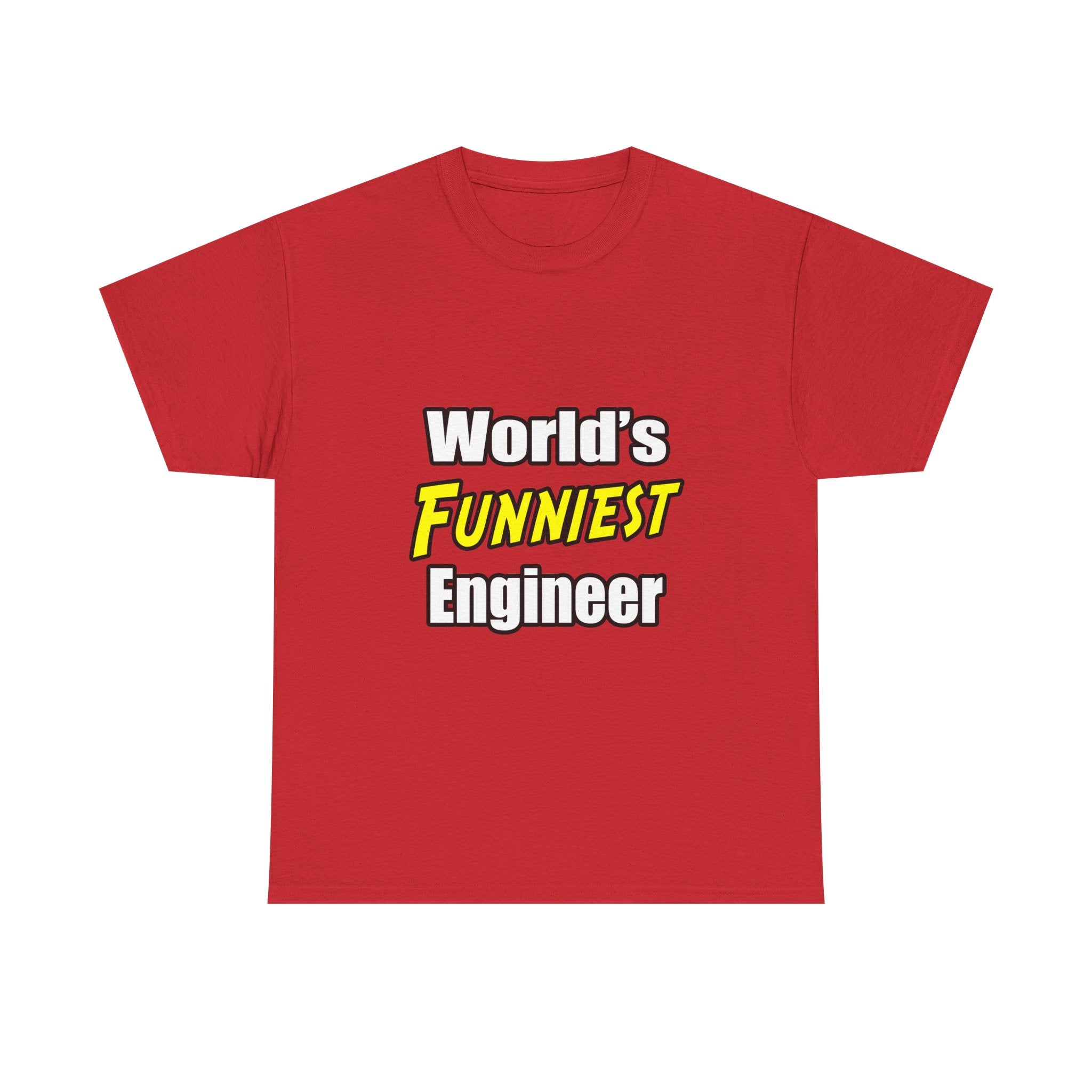 World's Funniest Engineer - Unisex Heavy Cotton Tee