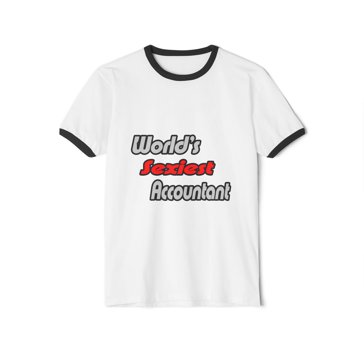 World's Sexiest Accountant - Unisex Cotton Ringer T-Shirt