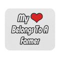 My Heart Belongs To A Farmer - Mouse Pad (Rectangle)