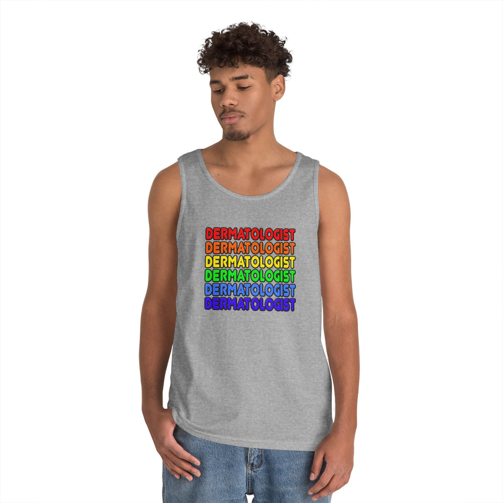 Rainbow Dermatologist - Unisex Heavy Cotton Tank Top