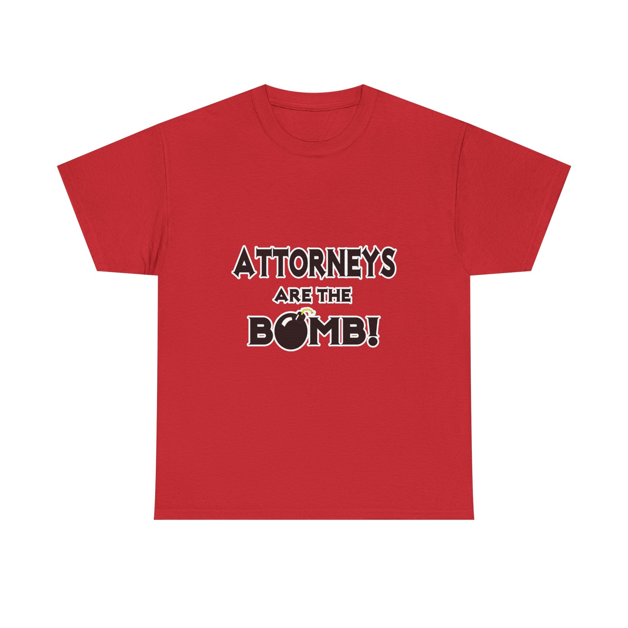 Attorneys Are The Bomb! - Unisex Heavy Cotton Tee