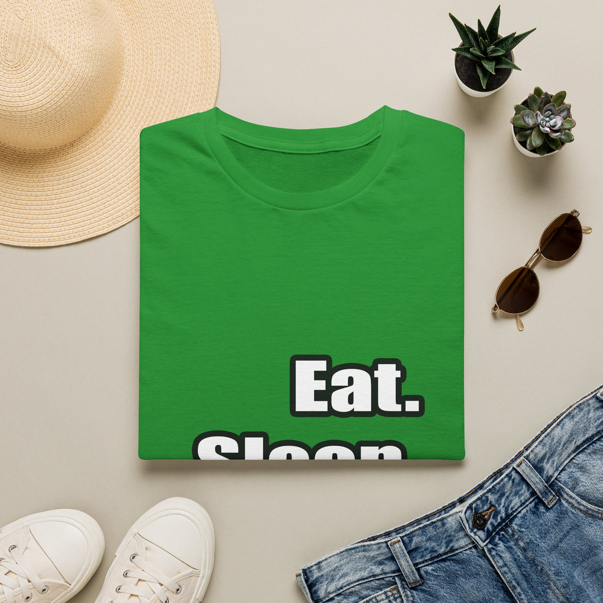 eat sleep teach - Unisex Softstyle T-Shirt