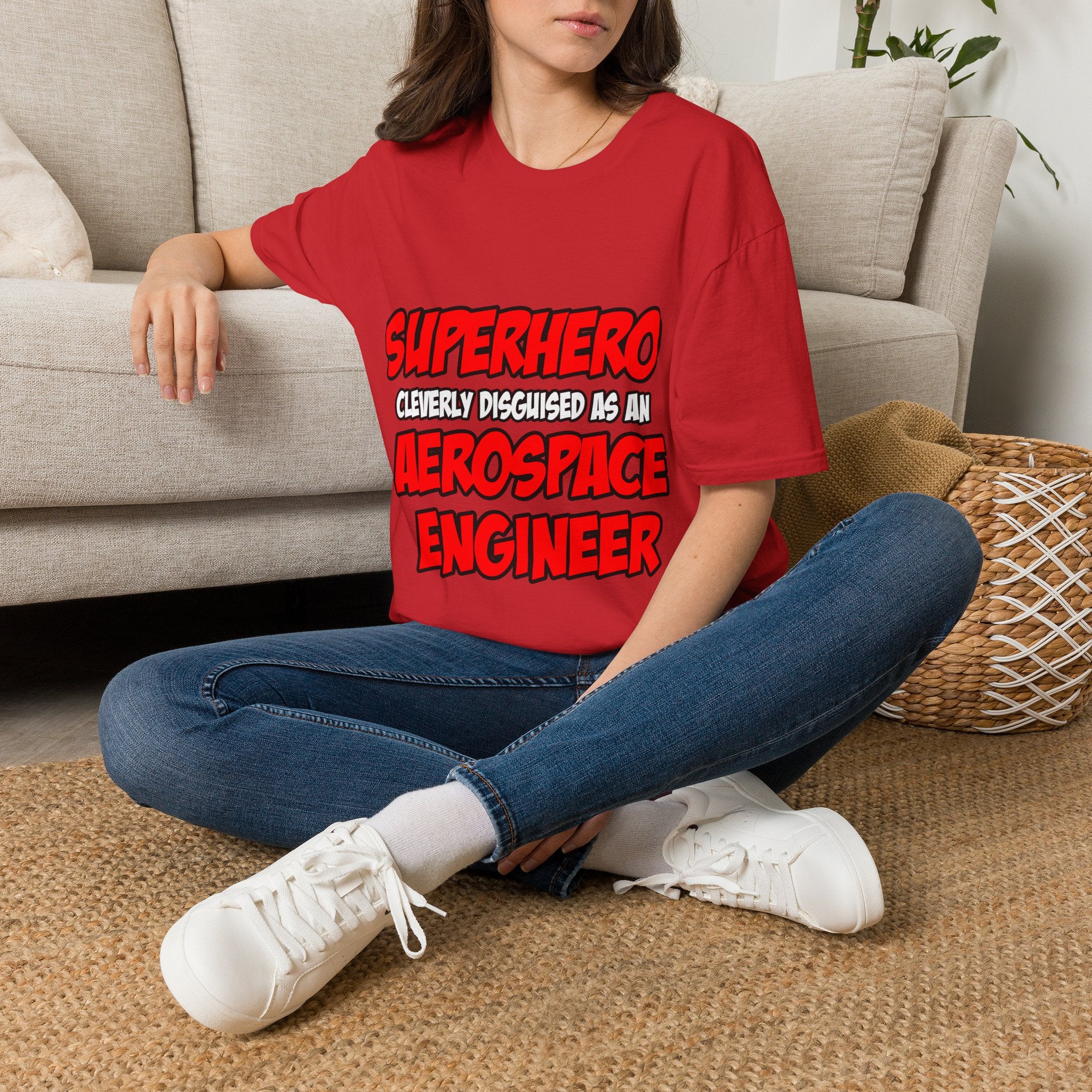 Superhero...Aerospace Engineer - Unisex Softstyle T-Shirt