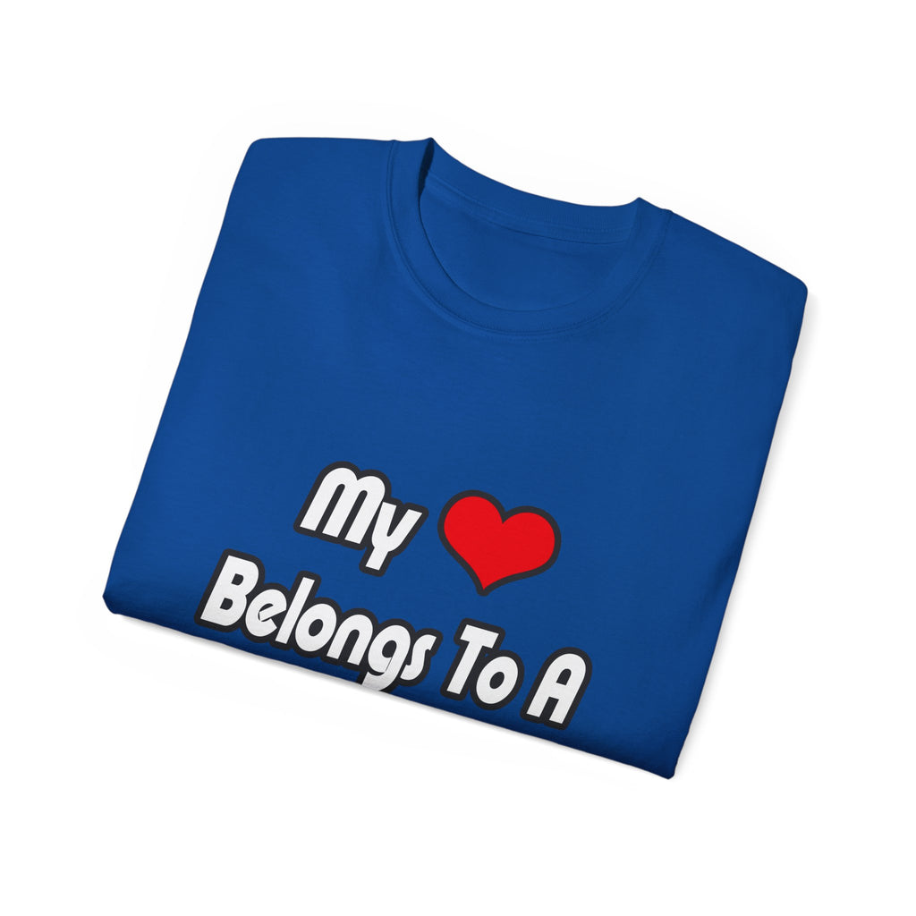 My Heart Belongs To A Teacher - Unisex Ultra Cotton Tee