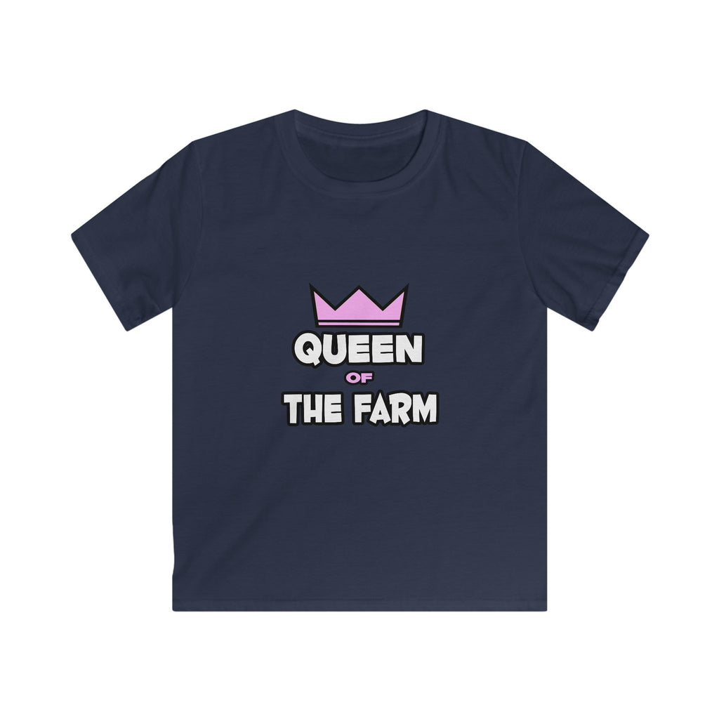Queen of The Farm - Kids Softstyle Tee