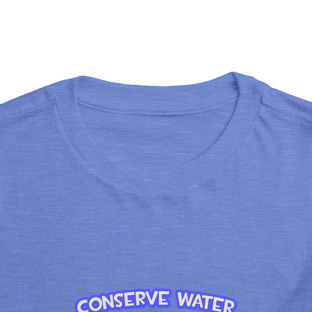 Conserve Water .. Shower With Aerospace Engineer - Toddler Short Sleeve Tee