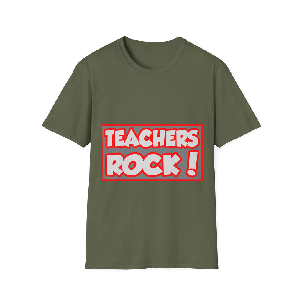 Teachers Rock! - Unisex Softstyle T-Shirt