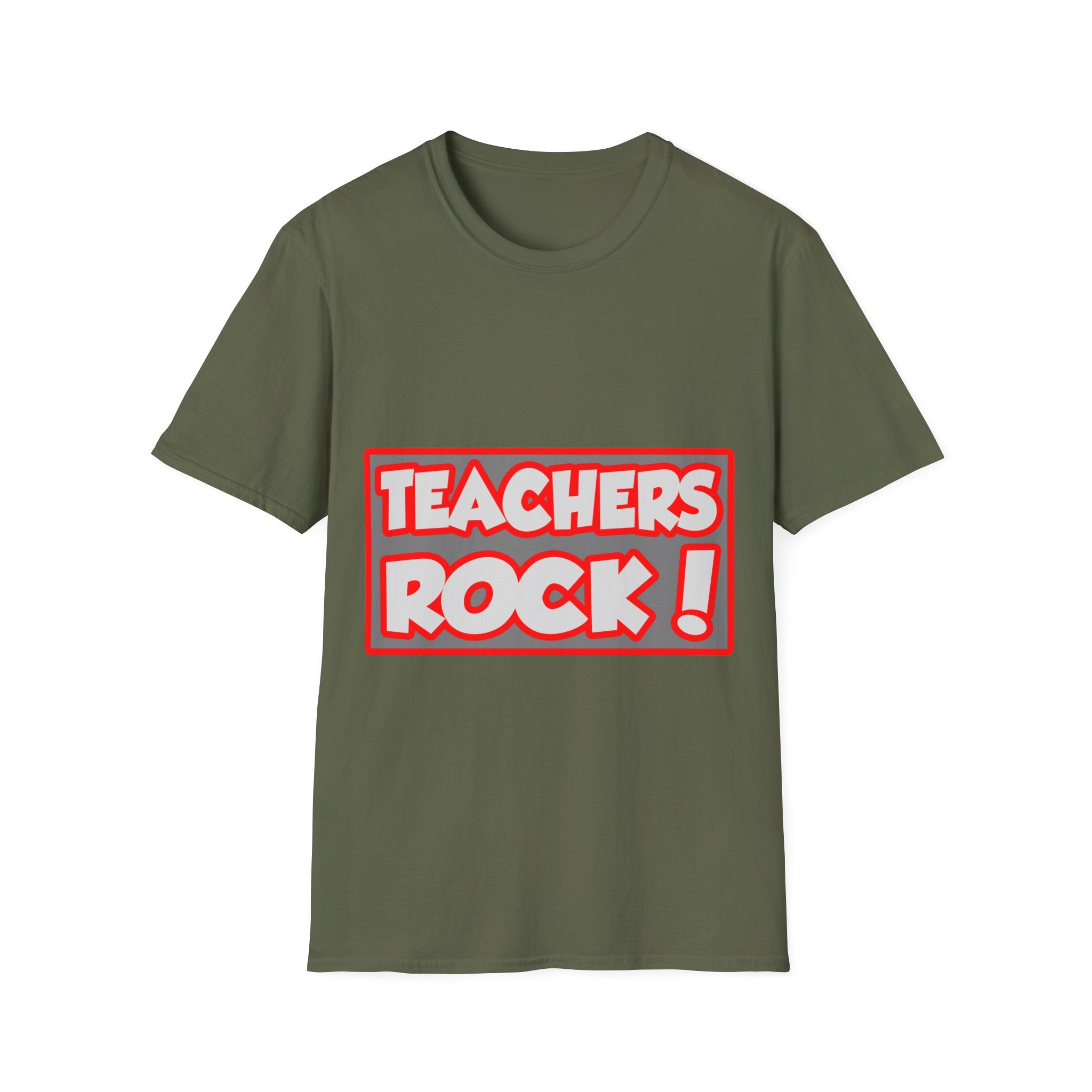 Teachers Rock! - Unisex Softstyle T-Shirt