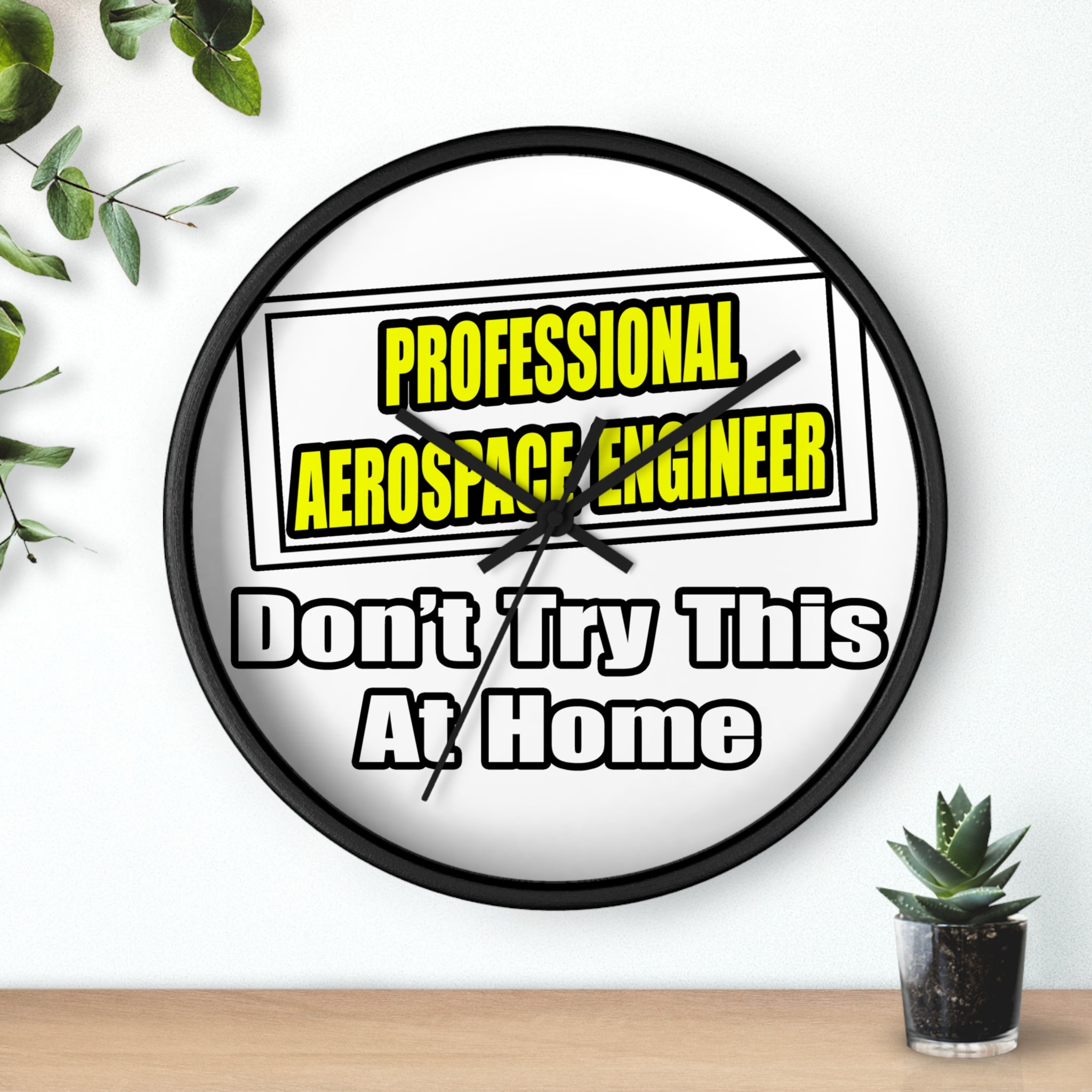 Professional Aerospace Engineer...Joke - Wall Clock