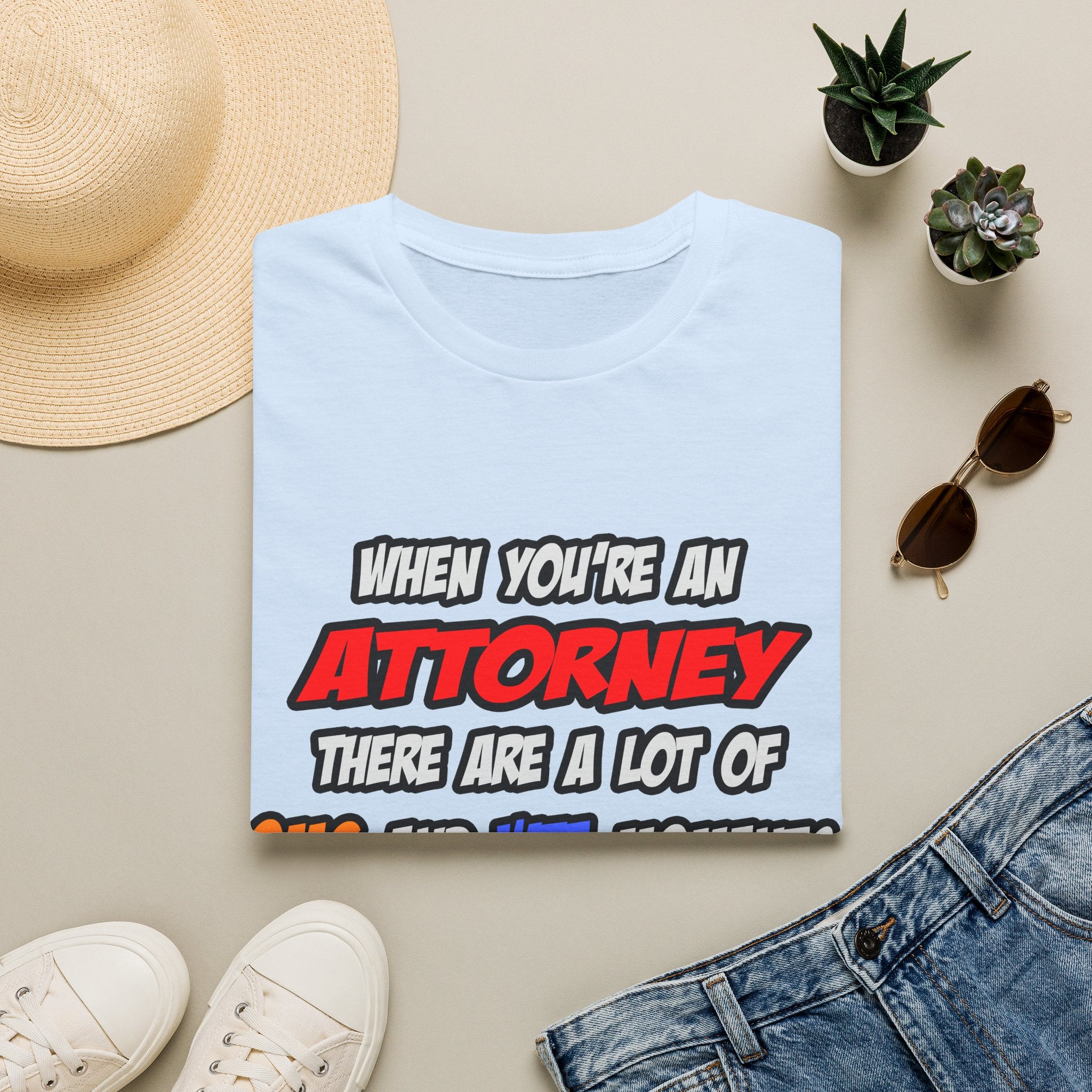 Attorney .. OMG WTF LOL - Unisex Softstyle T-Shirt