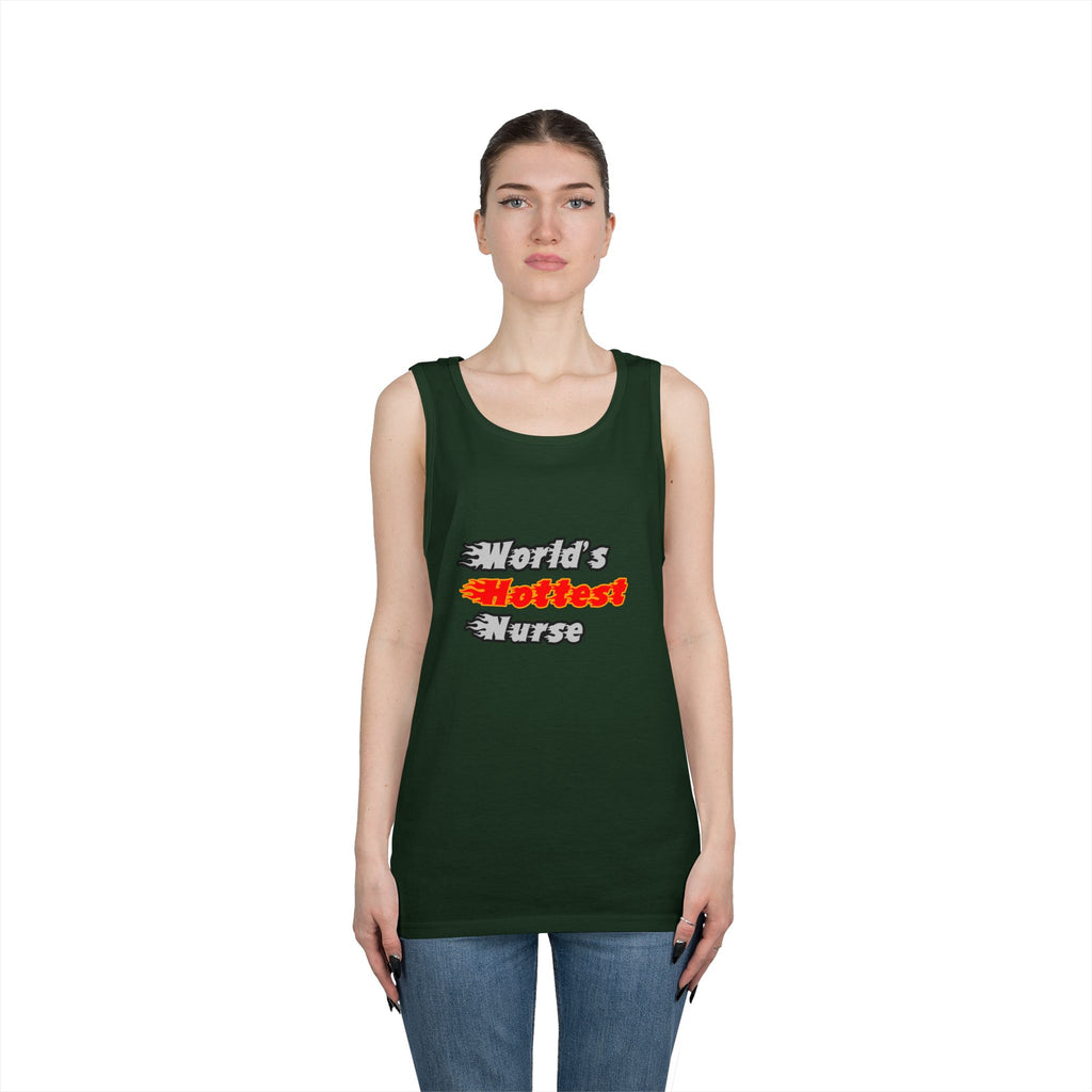 World's Hottest Nurse - Unisex Heavy Cotton Tank Top