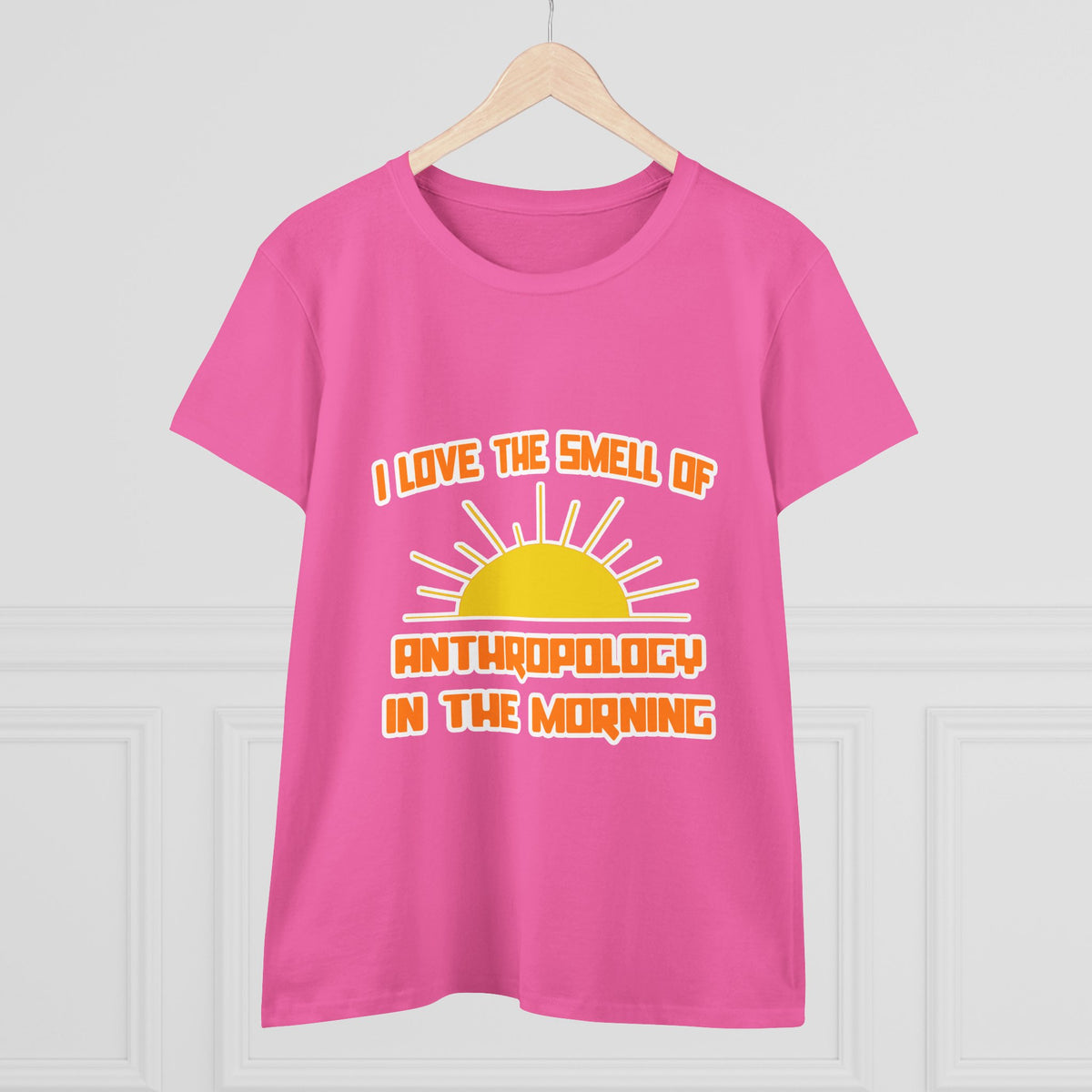 Smell of Anthropology in the Morning - Women's Midweight Cotton Tee