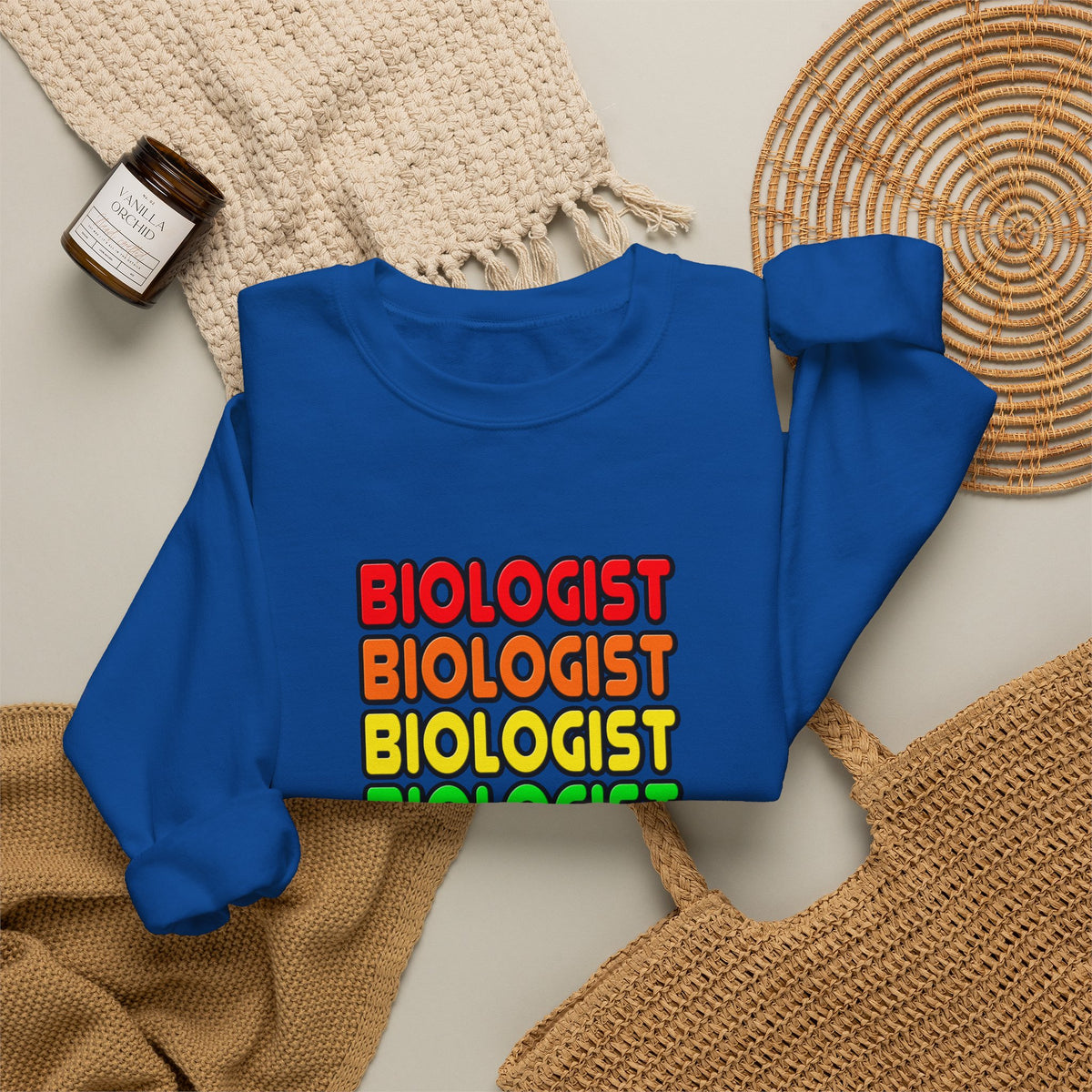 Rainbow Biologist - Unisex Heavy Blend™ Crewneck Sweatshirt