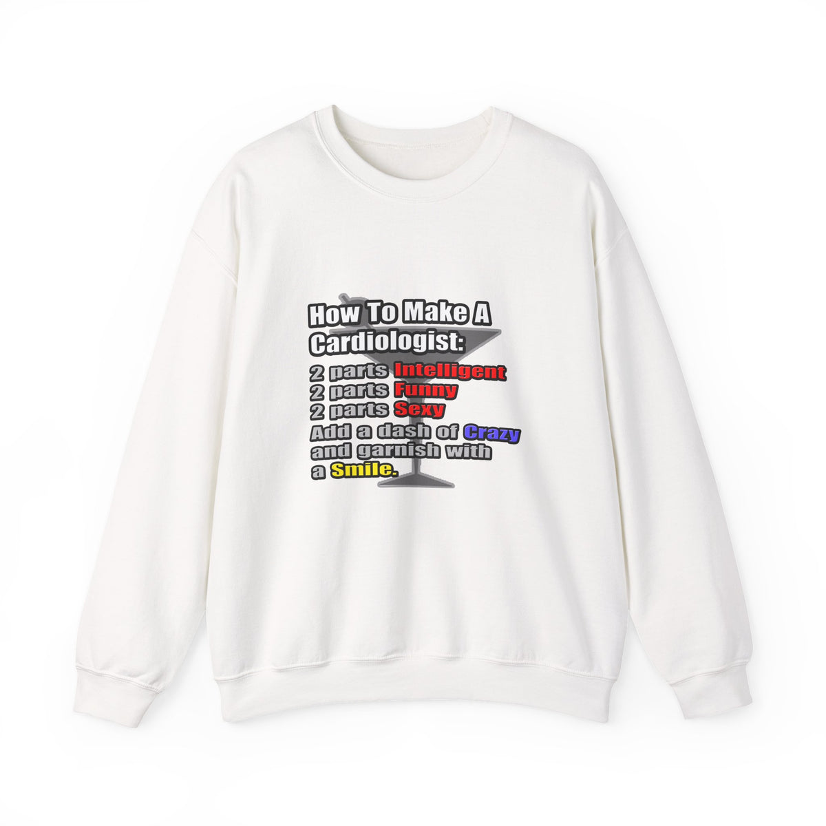 How To Make a Cardiologist - Unisex Heavy Blend™ Crewneck Sweatshirt