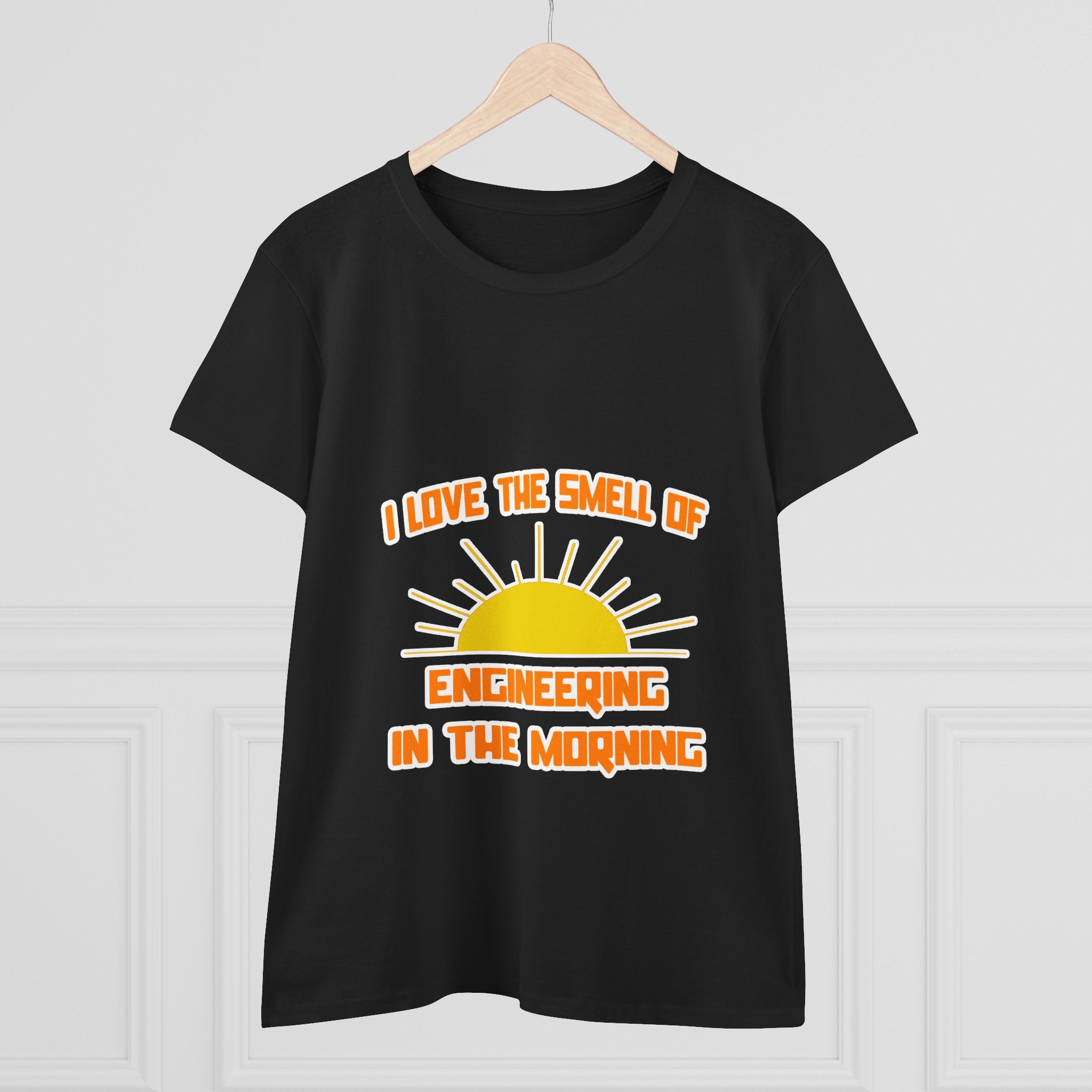 Smell of Engineering in the Morning - Women's Midweight Cotton Tee