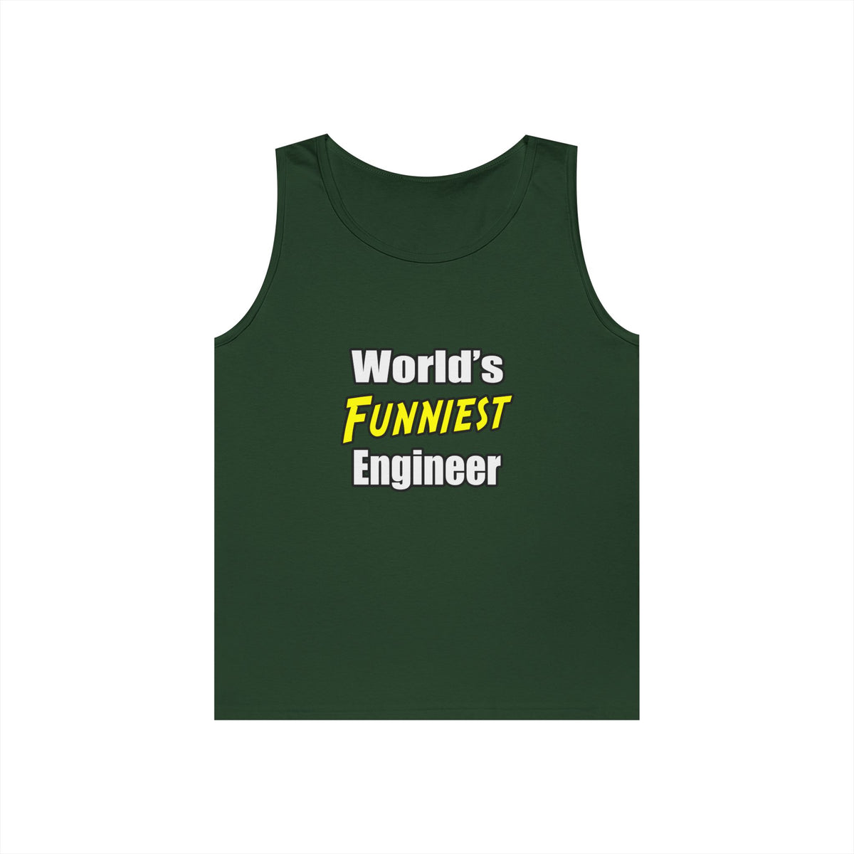 World's Funniest Engineer - Unisex Heavy Cotton Tank Top