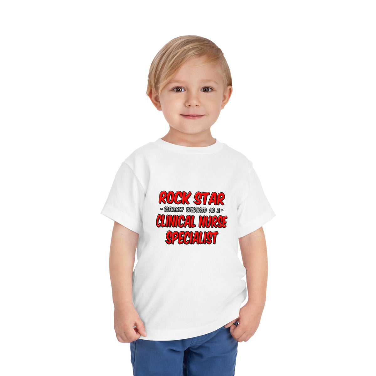 Rock Star .. Clinical Nurse Specialist - Toddler Short Sleeve Tee