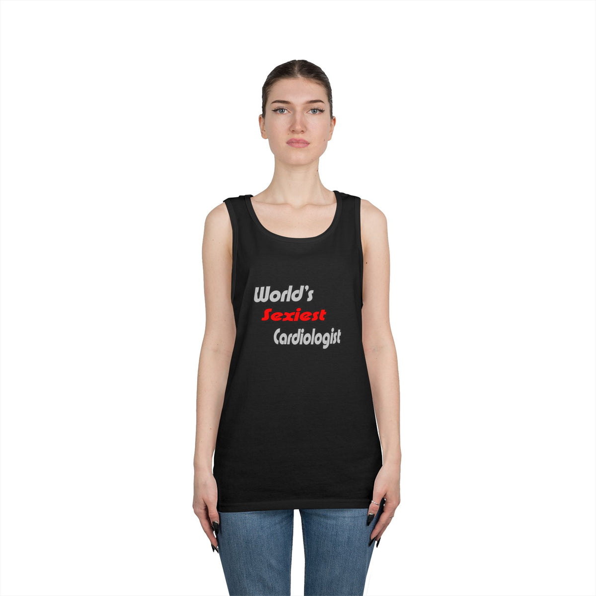 World's Sexiest Cardiologist - Unisex Heavy Cotton Tank Top