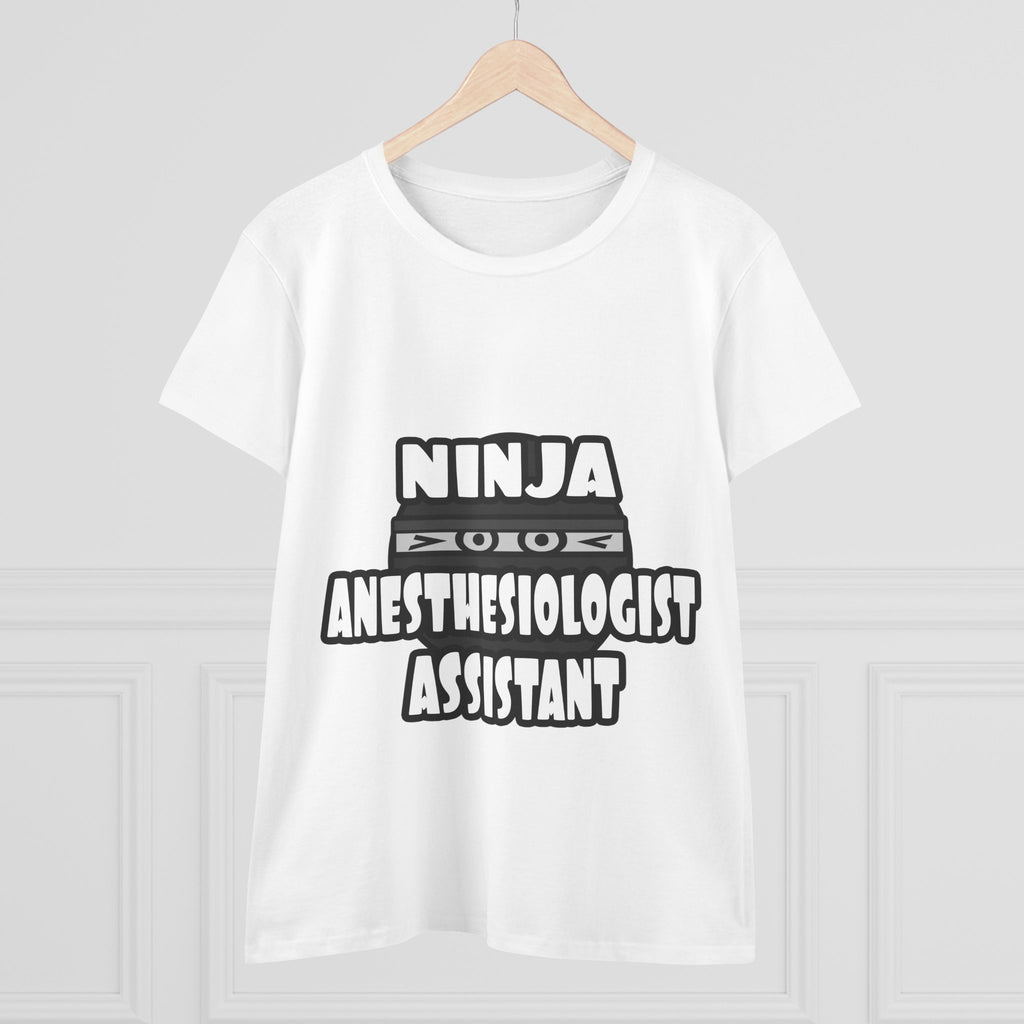 Ninja Anesthesiologist Assistant - Women's Midweight Cotton Tee