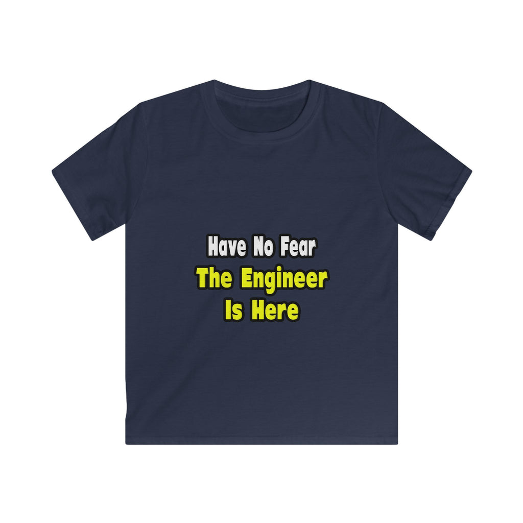 No Fear, The Engineer Is Here - Kids Softstyle Tee