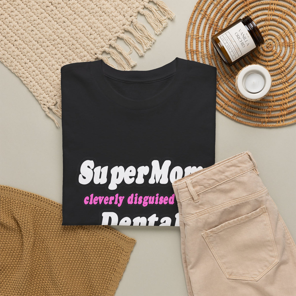 SuperMom...Dental Hygienist - Unisex Heavy Cotton Tee