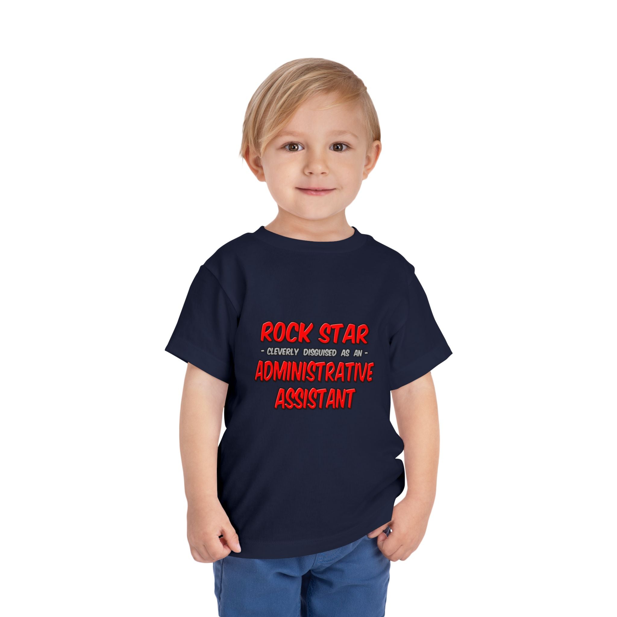 Rock Star...Administrative Assistant - Toddler Short Sleeve Tee