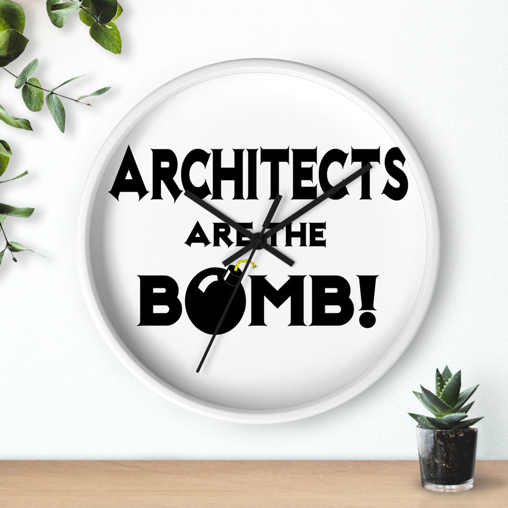 Architects Are The Bomb! - Wall Clock