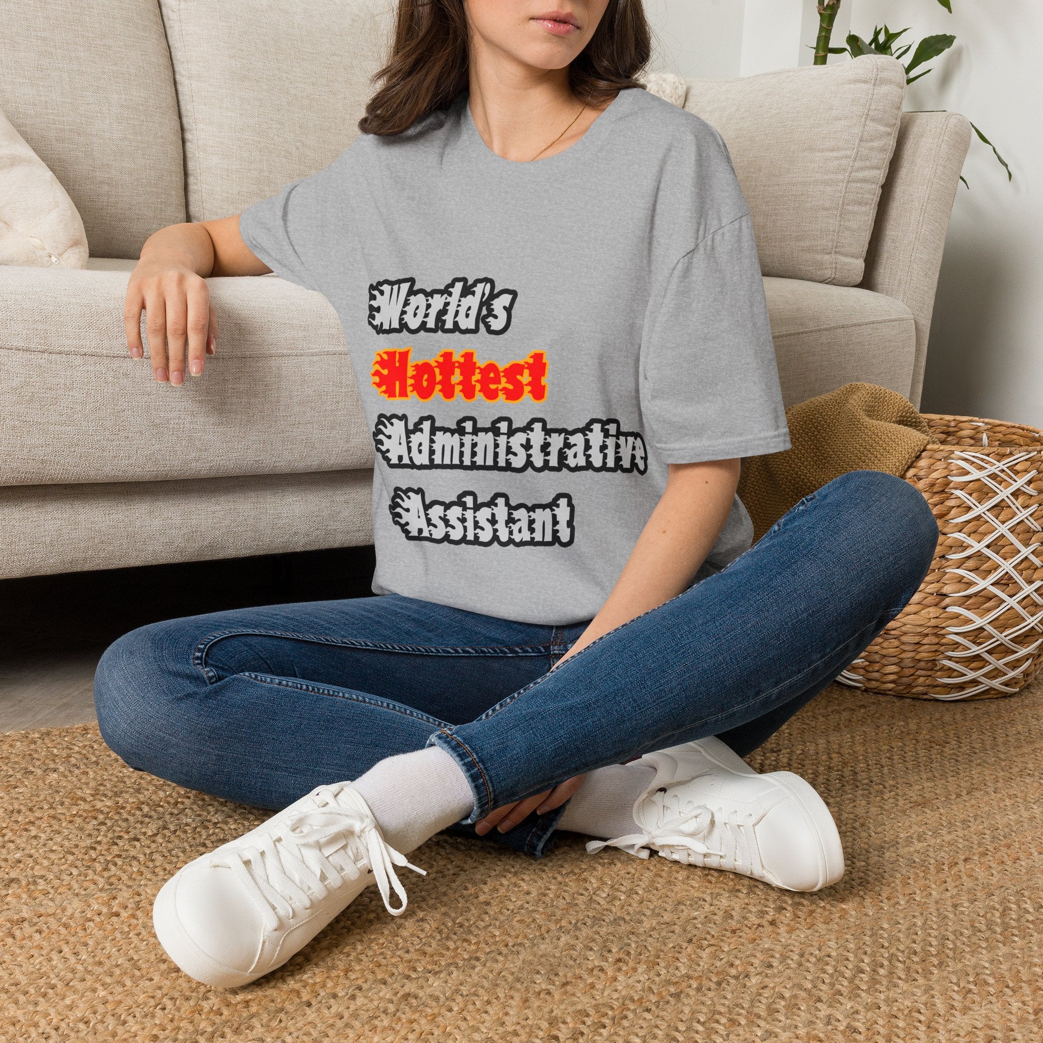 World's Hottest Administrative Assistant - Unisex Softstyle T-Shirt