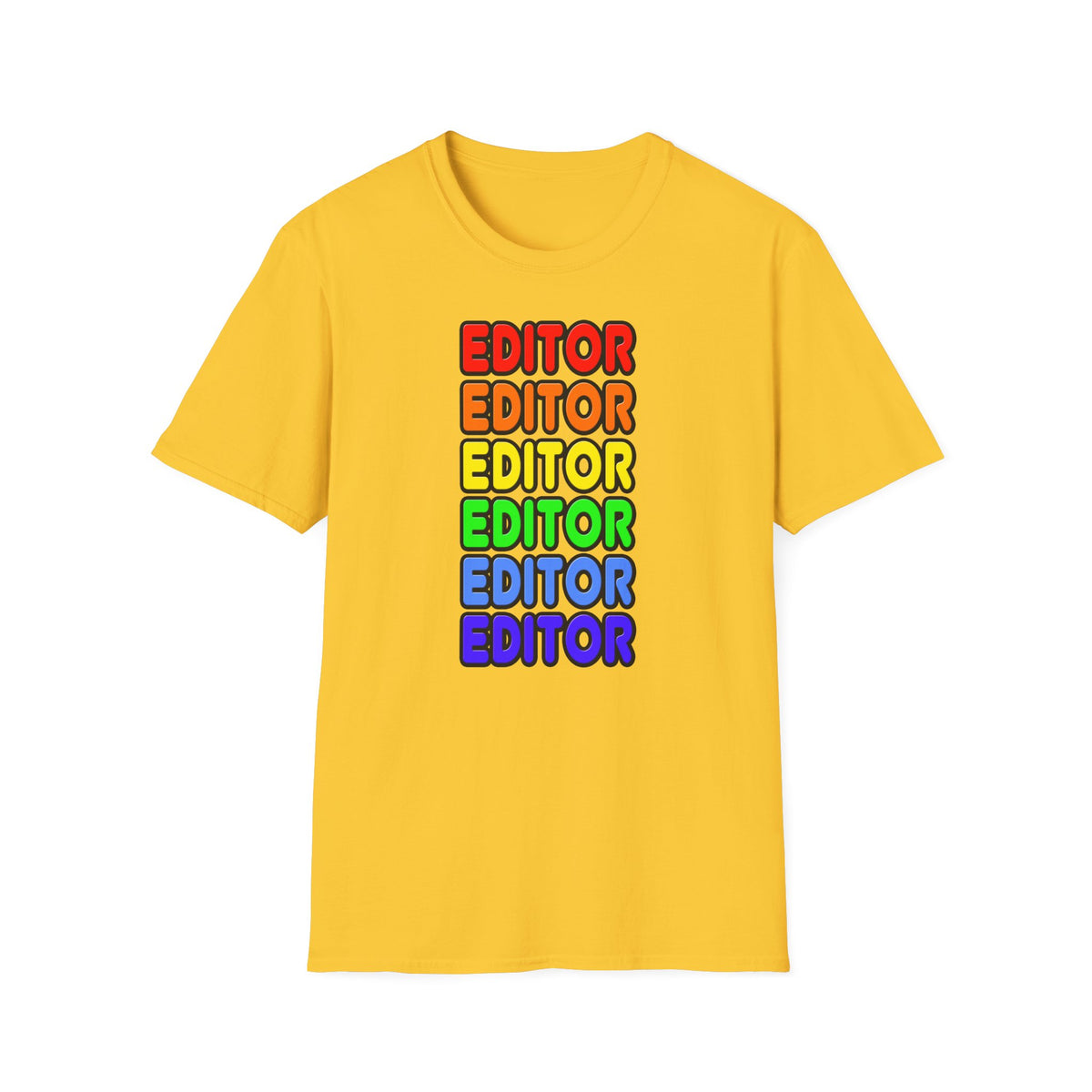 Rainbow Editor - Unisex Softstyle T-Shirt