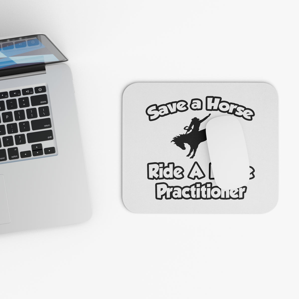 Save a Horse, Ride a Nurse Practitioner - Mouse Pad (Rectangle)