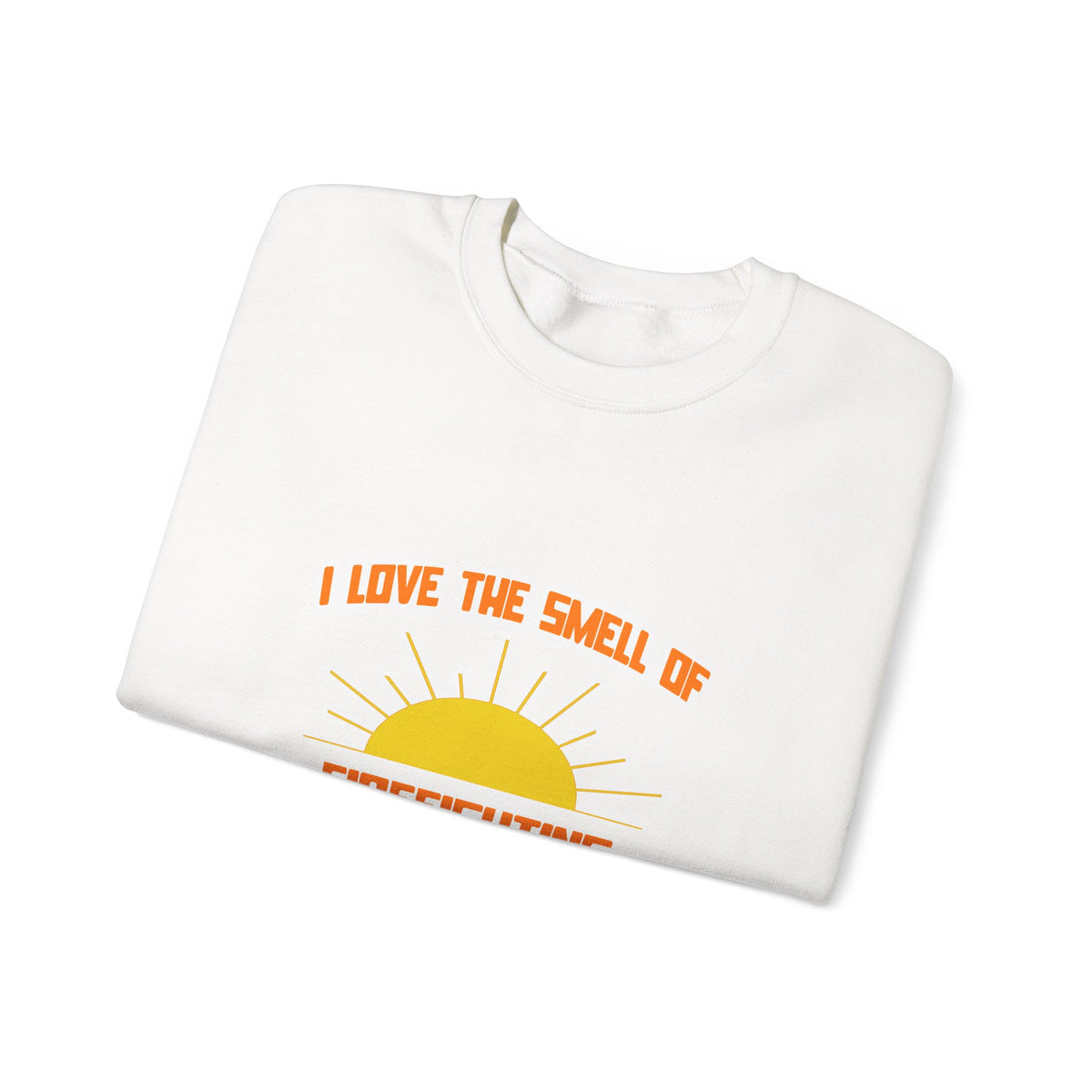 Smell of Firefighting in the Morning - Unisex Heavy Blend™ Crewneck Sweatshirt