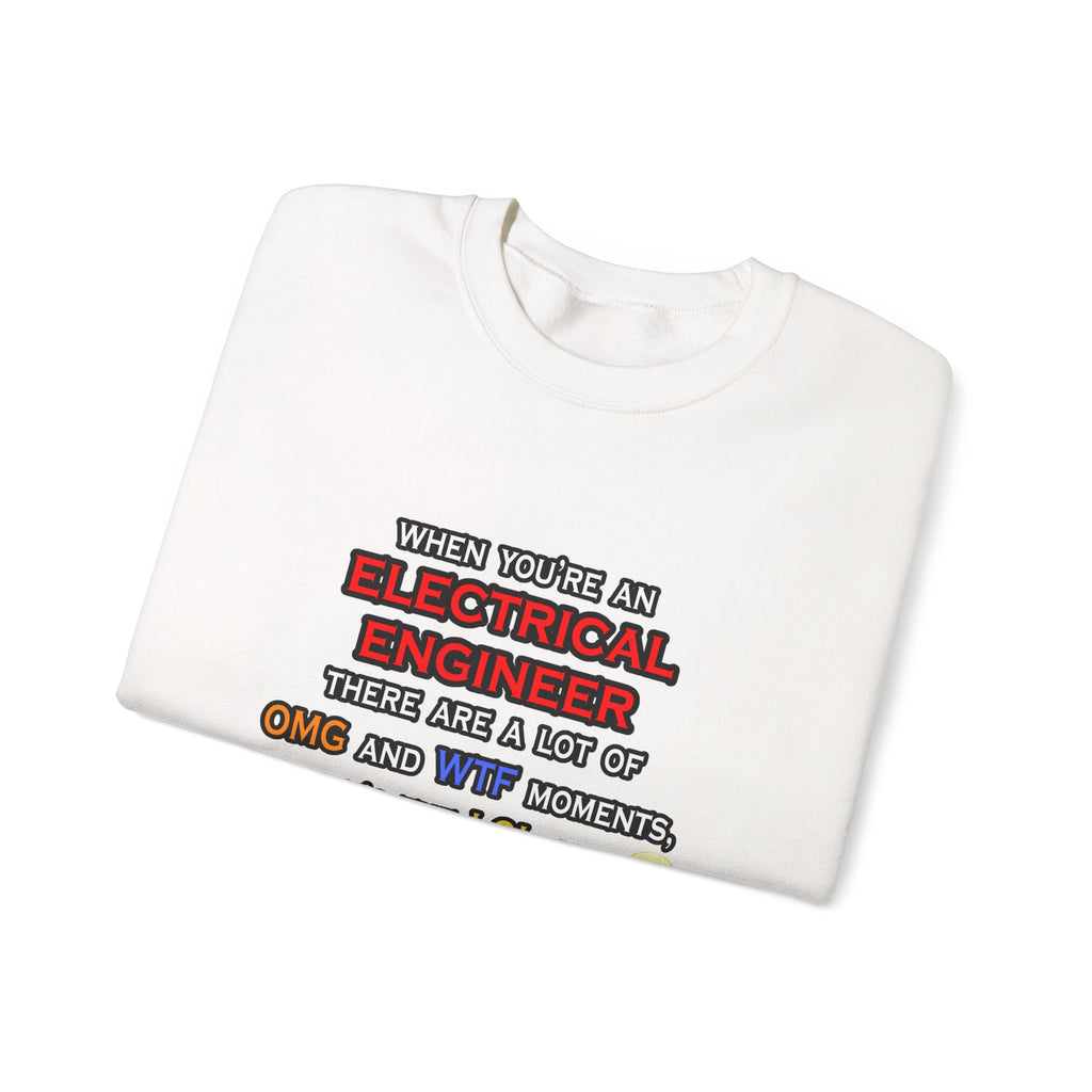 Funny Electrical Engineer ... OMG WTF LOL - Unisex Heavy Blend™ Crewneck Sweatshirt