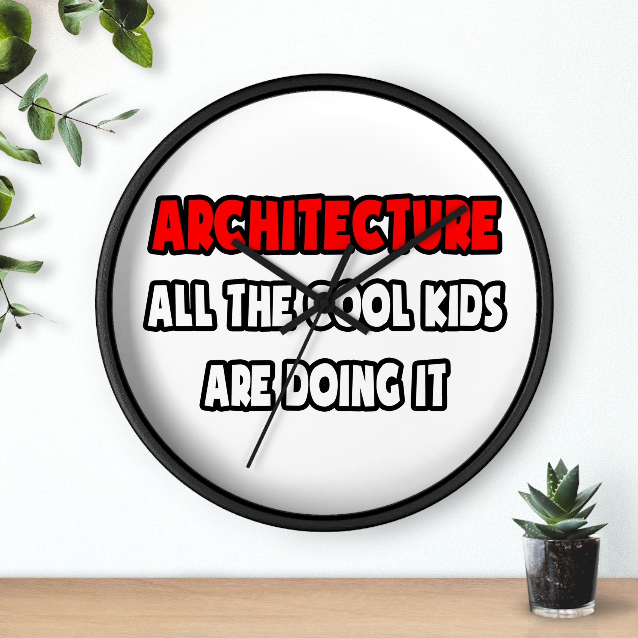 Funny Architect Shirts and Gifts - Wall Clock
