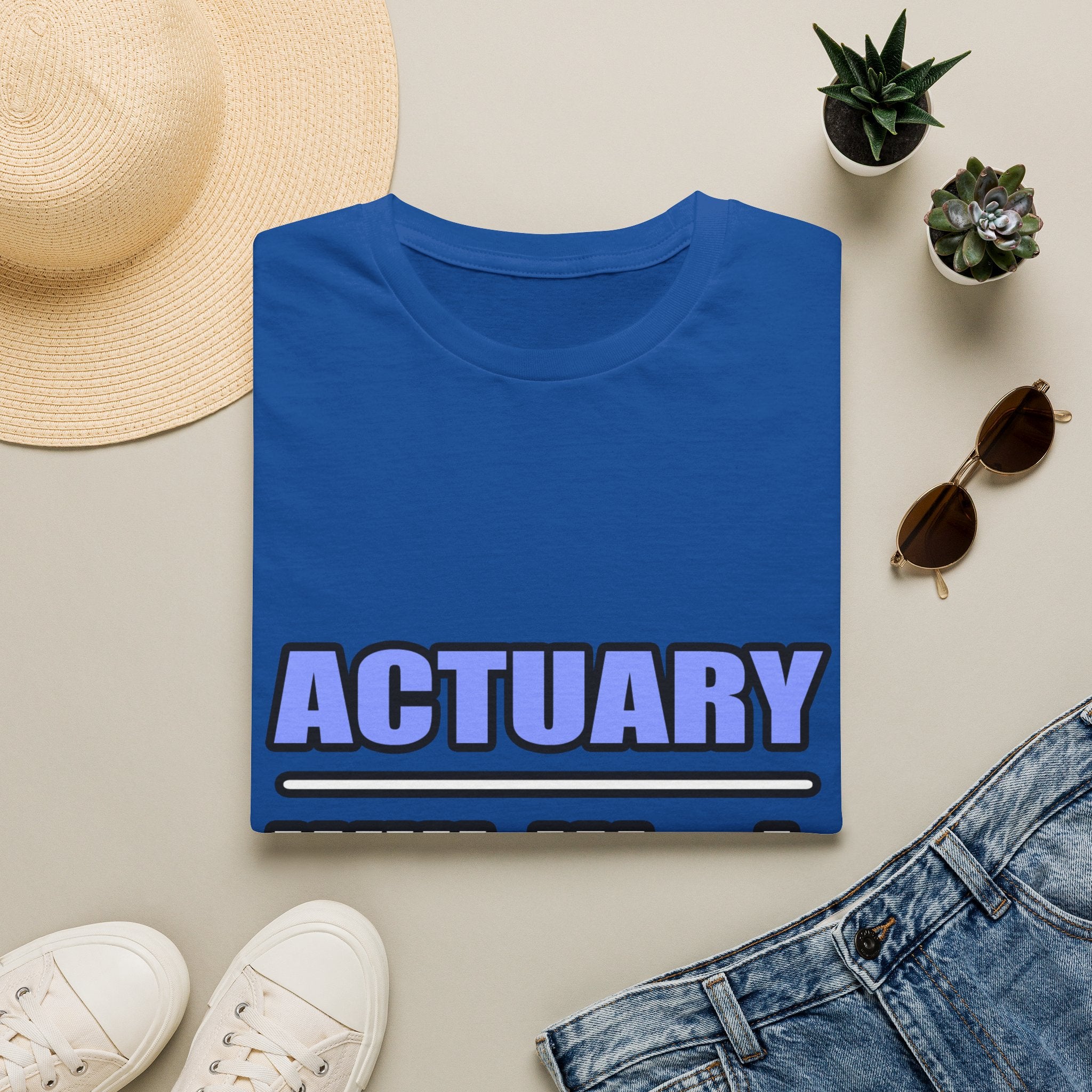 Actuary...Will Work For Beer - Unisex Softstyle T-Shirt