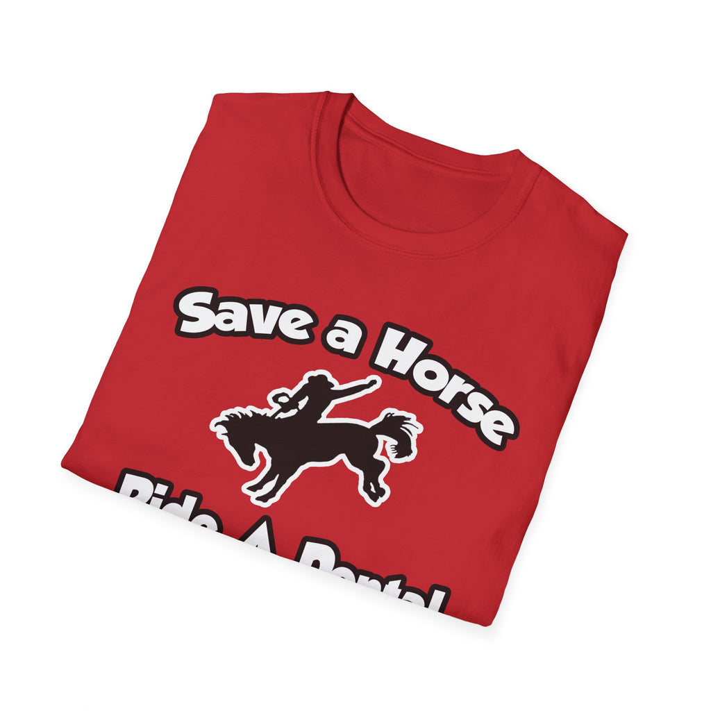 Save a Horse, Ride a Dental Hygienist - Unisex Softstyle T-Shirt