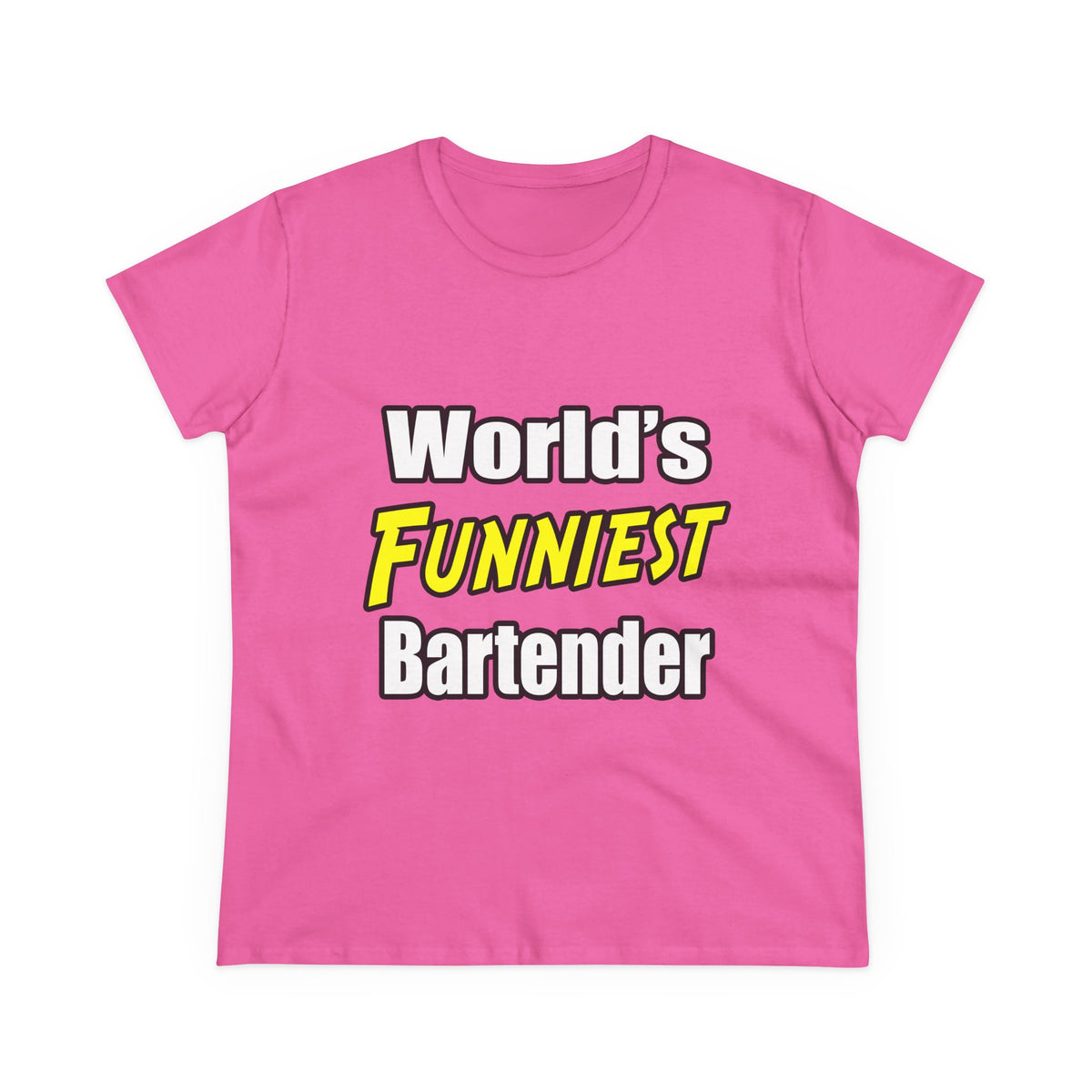 World's Funniest Bartender - Women's Midweight Cotton Tee