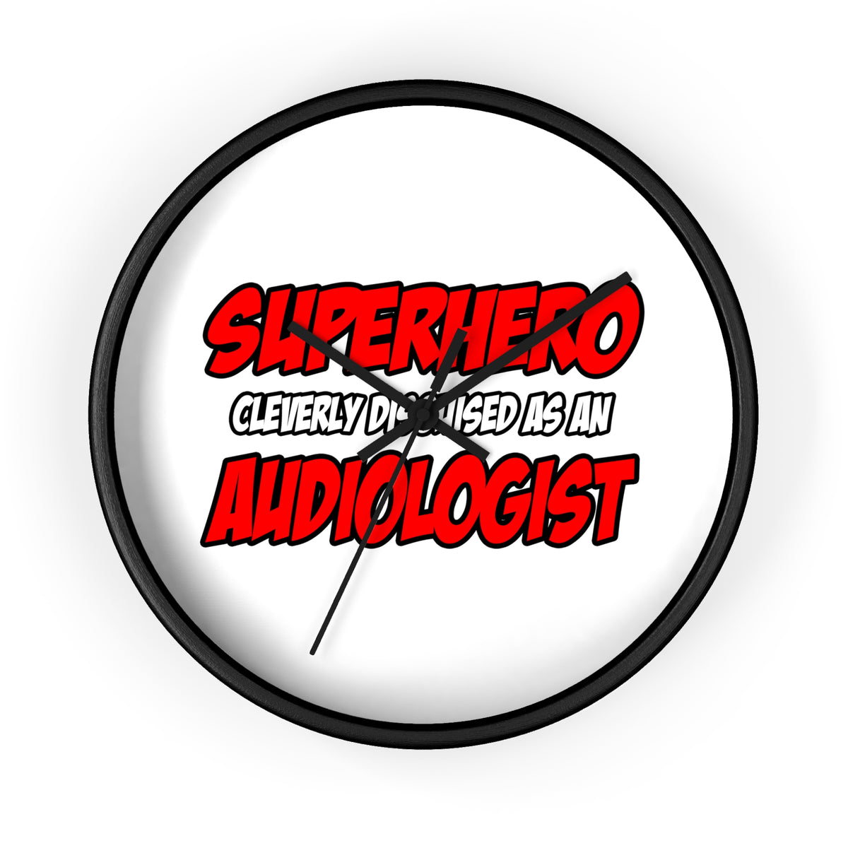 Superhero...Audiologist - Wall Clock