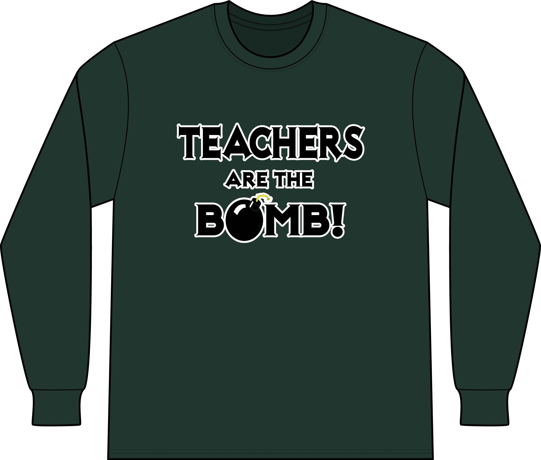 Teachers Are The Bomb! - Unisex Long Sleeve T-Shirt