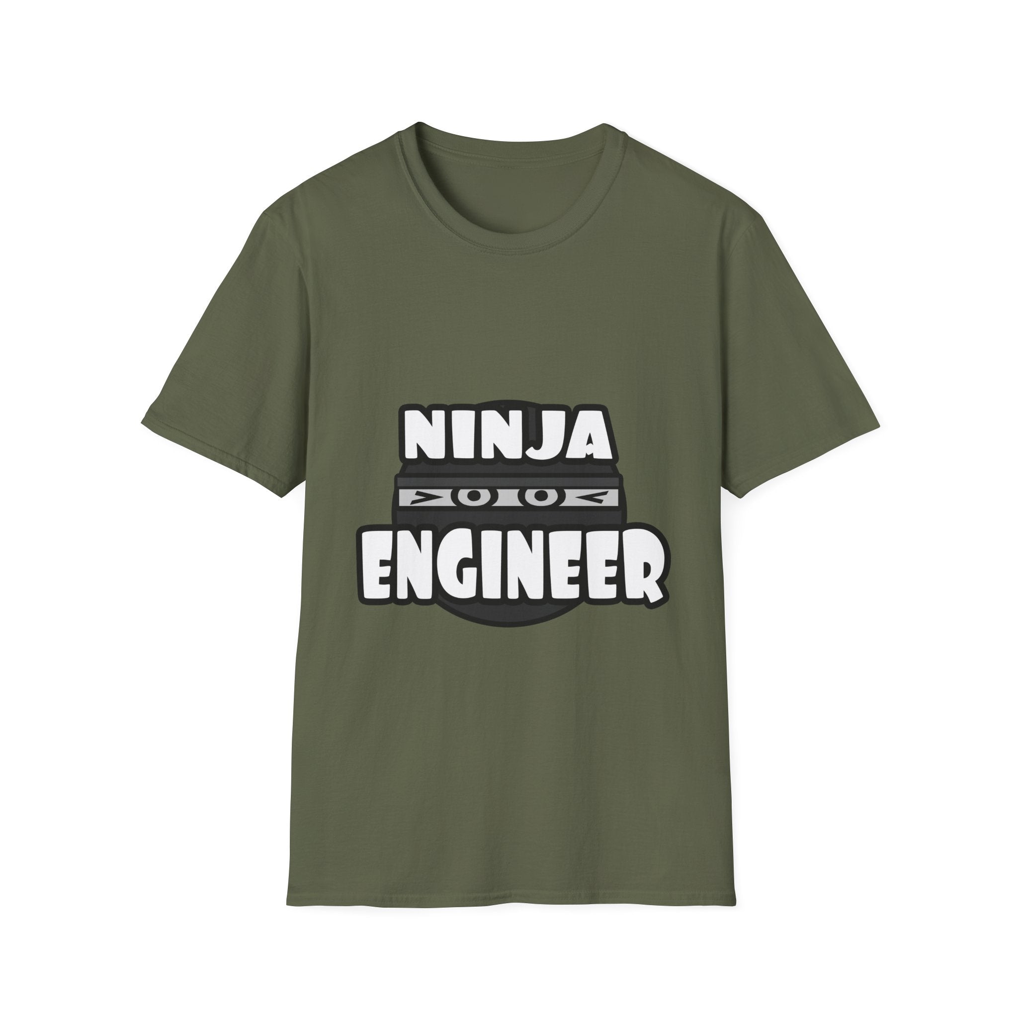 Ninja Engineer (2) - Unisex Softstyle T-Shirt