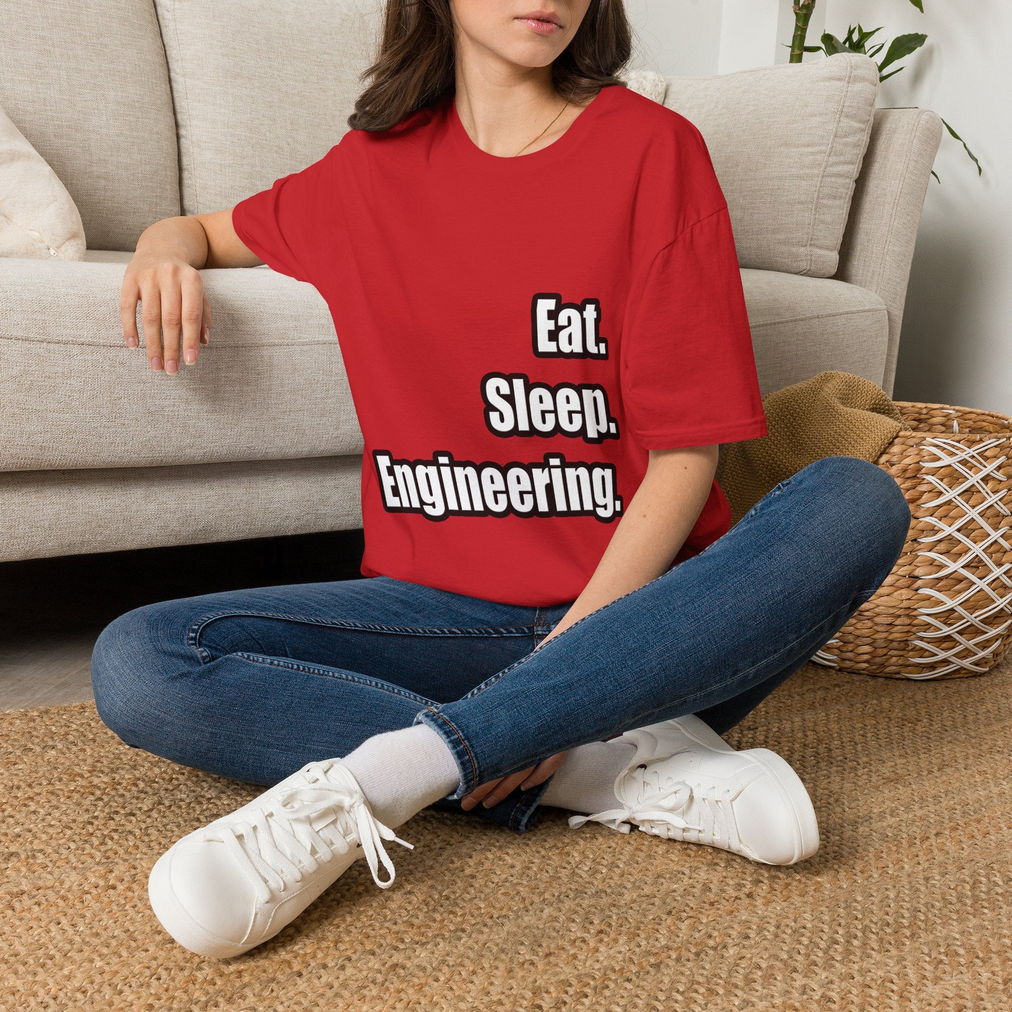 Eat. Sleep. Engineering - Unisex Softstyle T-Shirt
