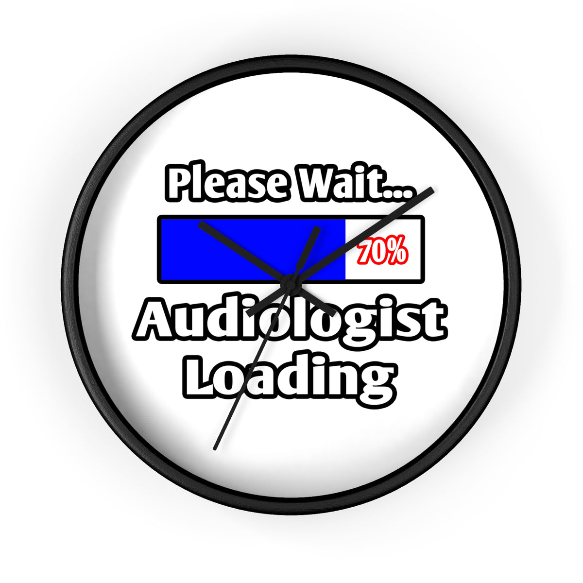 Please Wait...Audiologist Loading - Wall Clock